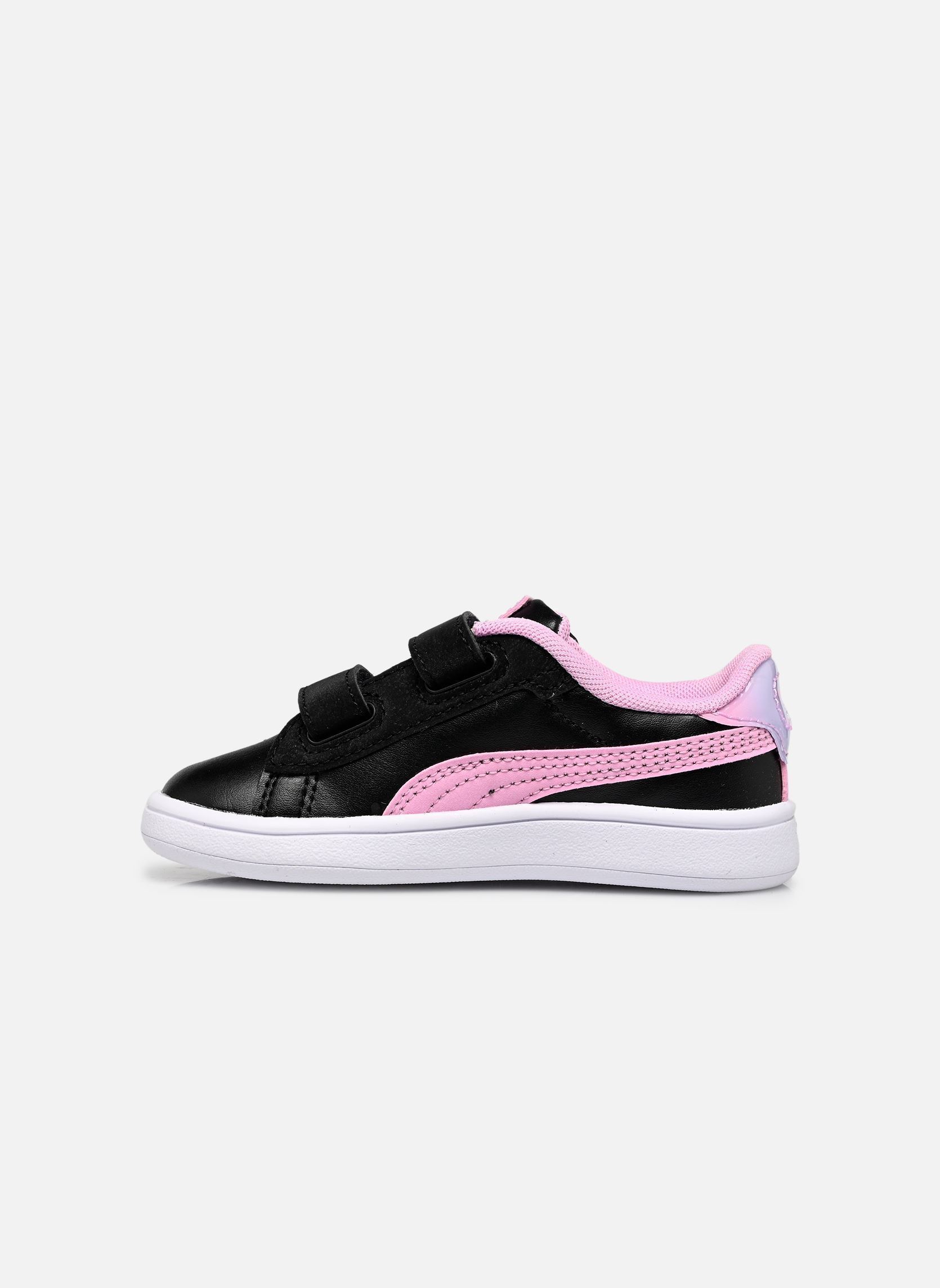 Baskets Puma Smash 3.0 Faded Glow V Inf fille noir Puma Baskets Puma Smash 3.0 Faded Glow V Inf fille noir PUMA BLACK-MAUVE GLOW