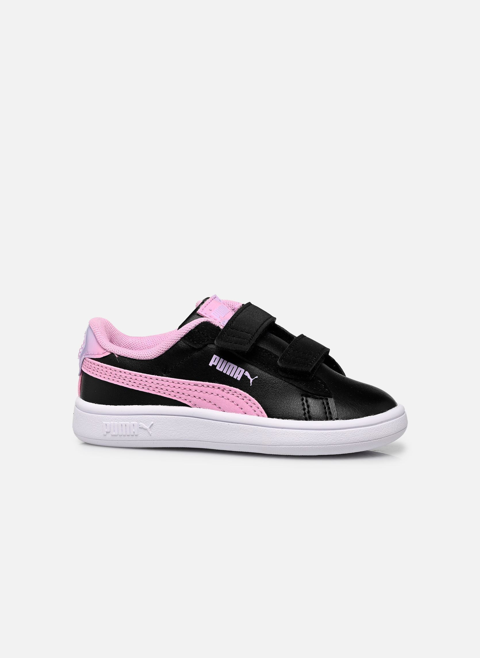 Baskets Puma Smash 3.0 Faded Glow V Inf fille noir Puma Baskets Puma Smash 3.0 Faded Glow V Inf fille noir PUMA BLACK-MAUVE GLOW