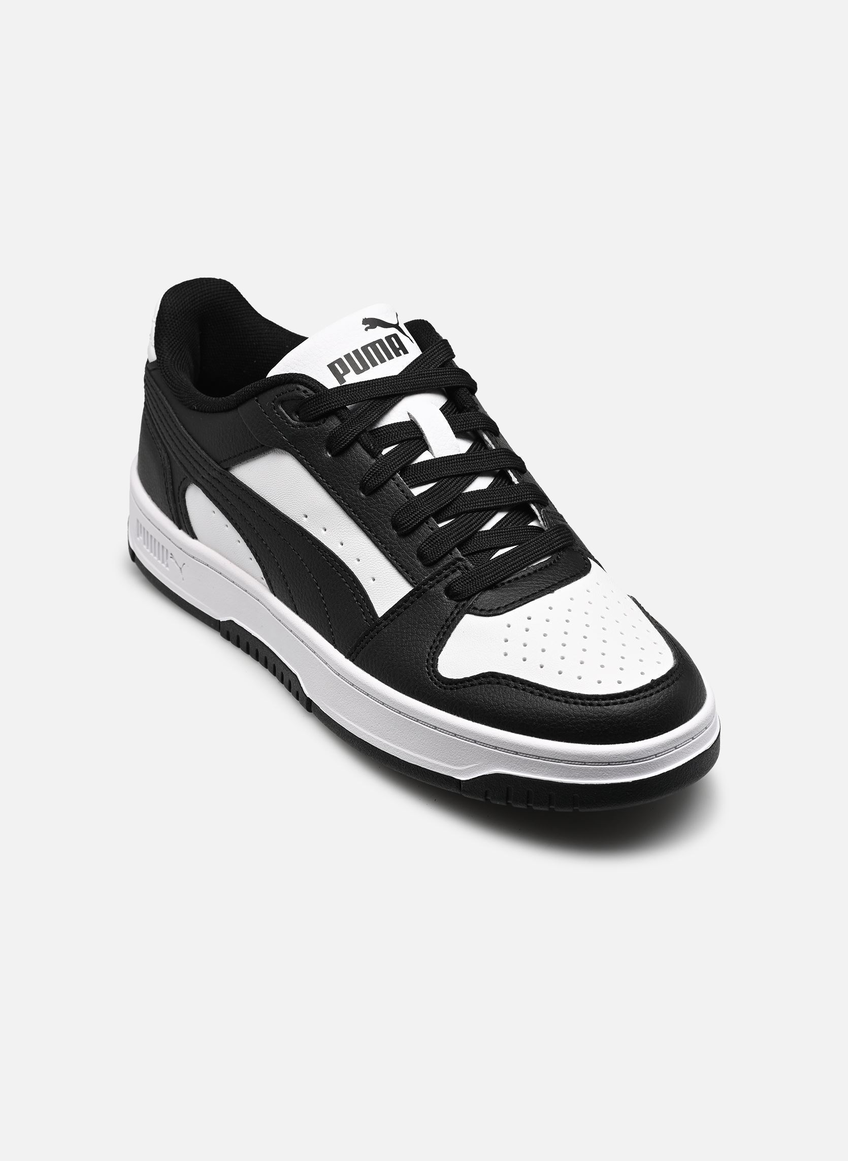 Sneaker Rebound Slam Lo Jr jungen schwarz Puma Sneaker Rebound Slam Lo Jr jungen schwarz PUMA WHITE-PUMA BLACK