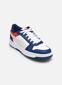 Sneaker Rebound Slam Lo Jr jungen mehrfarbig Puma Sneaker Rebound Slam Lo Jr jungen mehrfarbig BLUE JEWEL-FEATHER GRAY-PUMA W