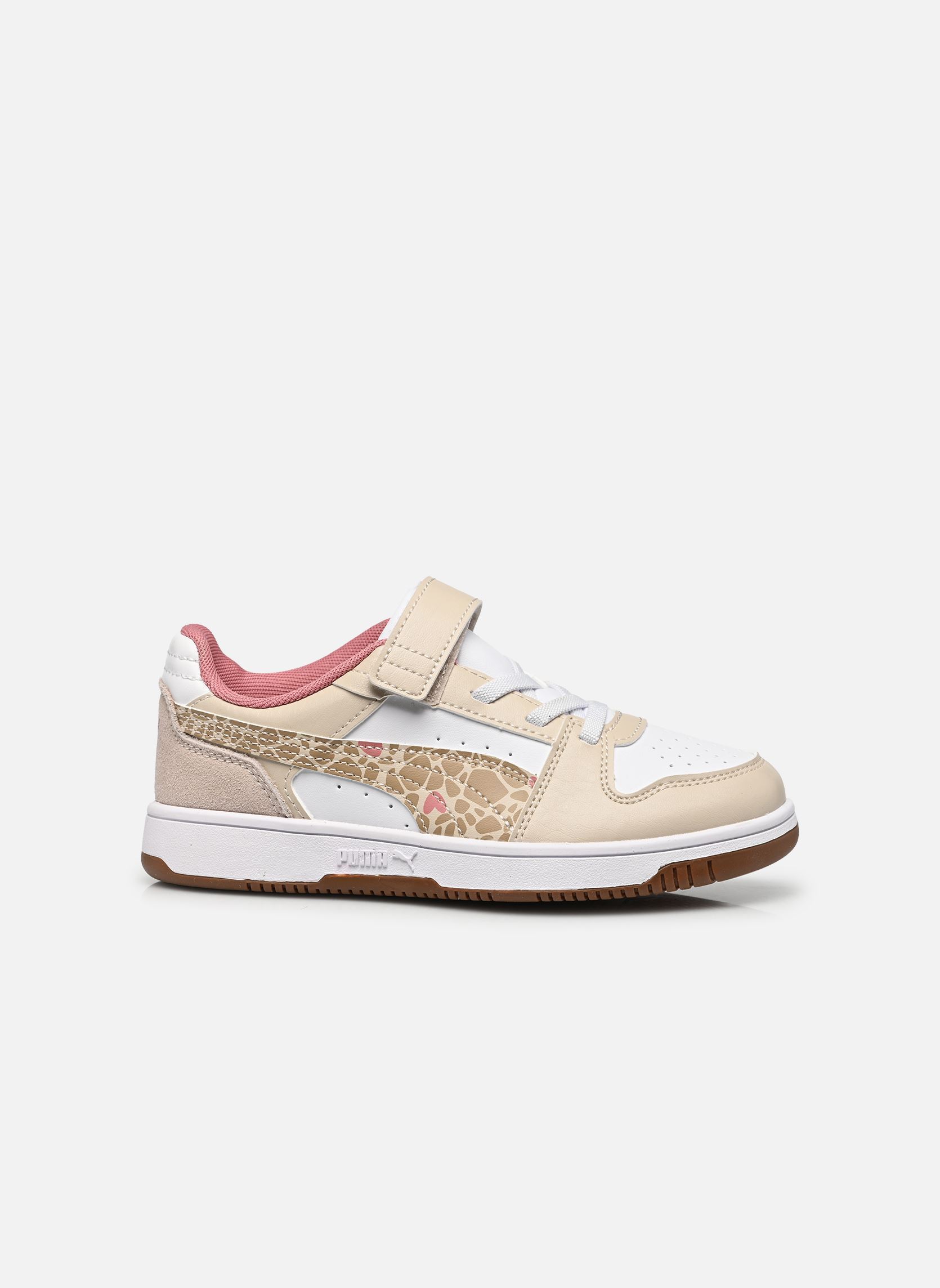 Sneaker Rebound Slam Lo Winter Safari AC+ PS mädchen mehrfarbig Puma Sneaker Rebound Slam Lo Winter Safari AC+ PS mädchen mehrfarbig SILVER FOG-BIRCH-PUMA WHITE