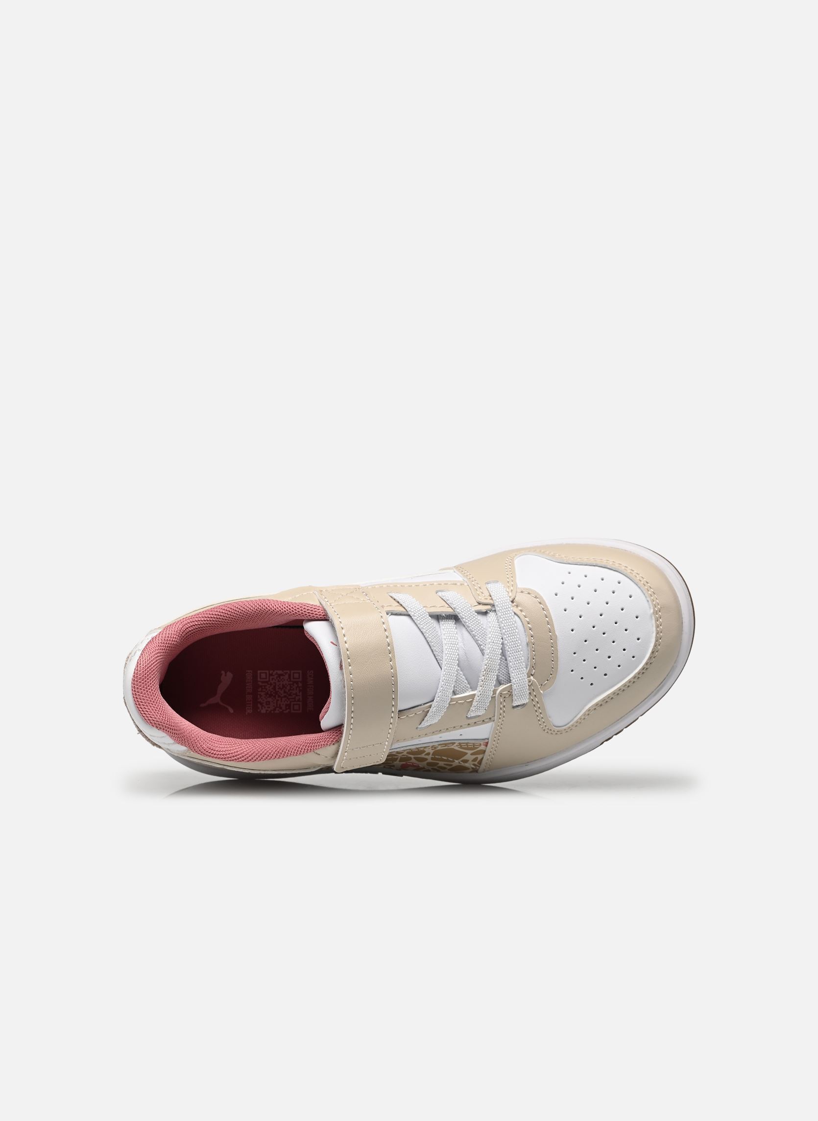Sneaker Rebound Slam Lo Winter Safari AC+ PS mädchen mehrfarbig Puma Sneaker Rebound Slam Lo Winter Safari AC+ PS mädchen mehrfarbig SILVER FOG-BIRCH-PUMA WHITE