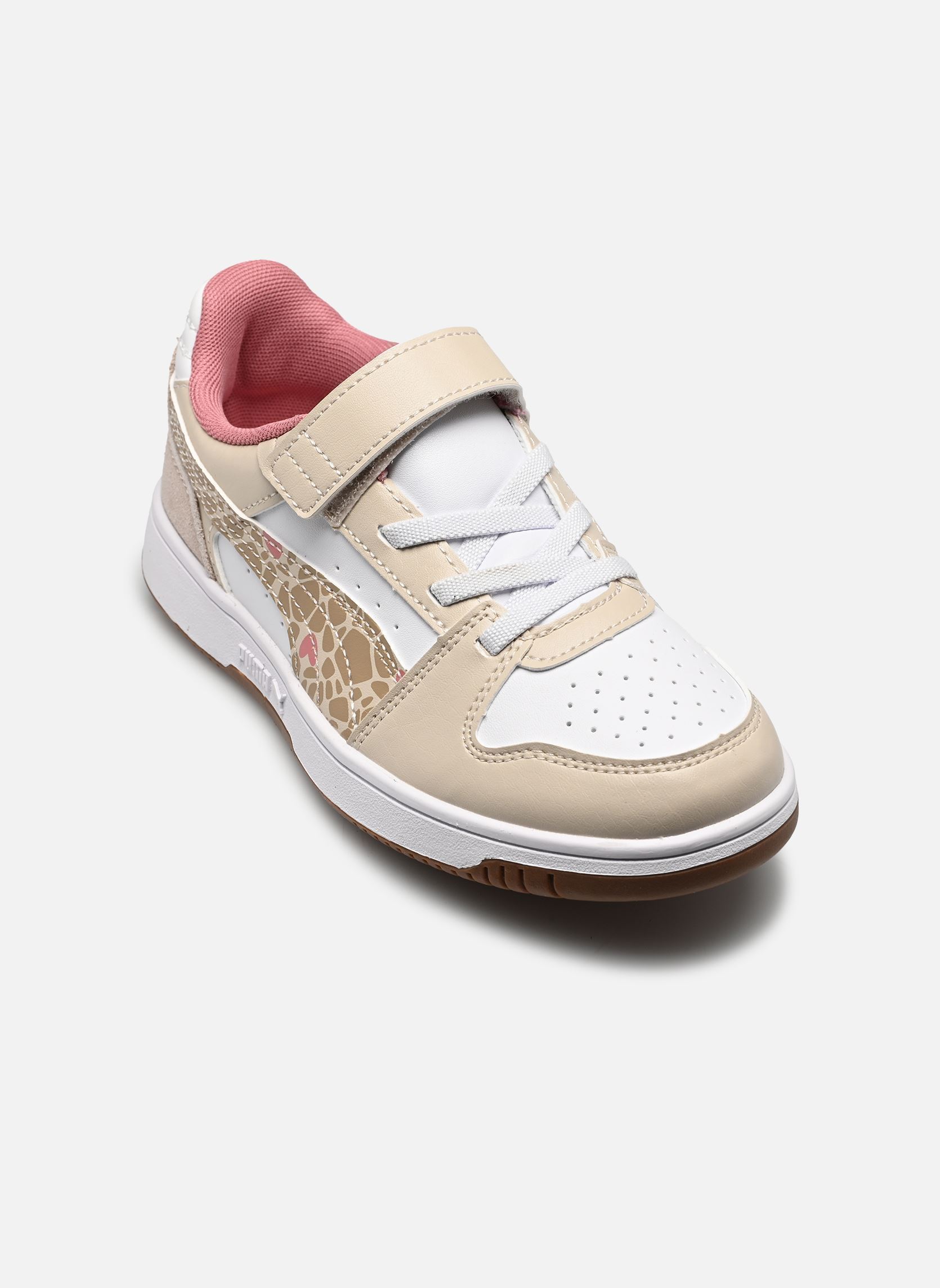 Sneaker Rebound Slam Lo Winter Safari AC+ PS mädchen mehrfarbig Puma Sneaker Rebound Slam Lo Winter Safari AC+ PS mädchen mehrfarbig SILVER FOG-BIRCH-PUMA WHITE