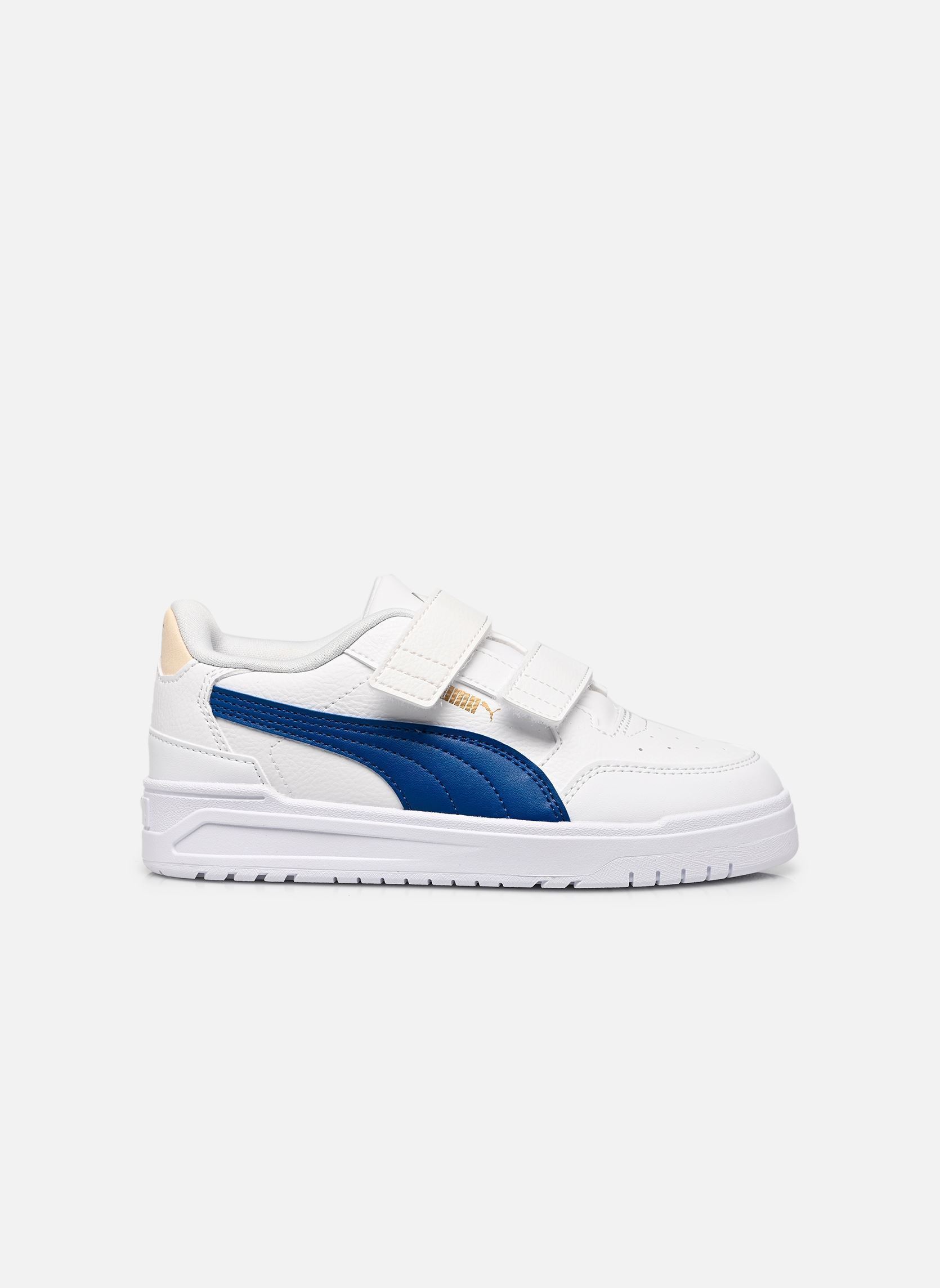 Baskets Shuffle Downtown Lo V PS garçon blanc Puma Baskets Shuffle Downtown Lo V PS garçon blanc PUMA WHITE-CLYDE ROYAL-PUMA GO