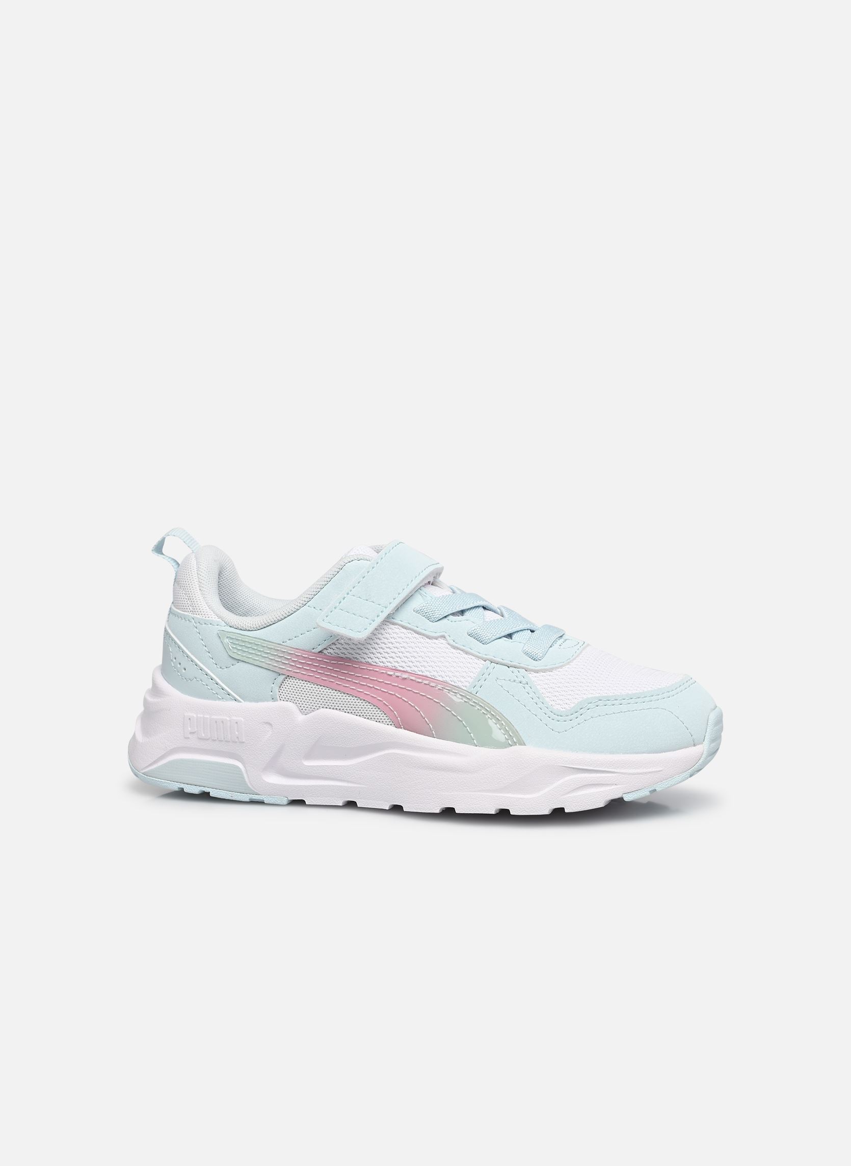 Sneaker Trinity 2 LT Faded Glow AC+ PS mädchen blau Puma Sneaker Trinity 2 LT Faded Glow AC+ PS mädchen blau PUMA WHITE-AQUA GLOW-MAUVE GLO