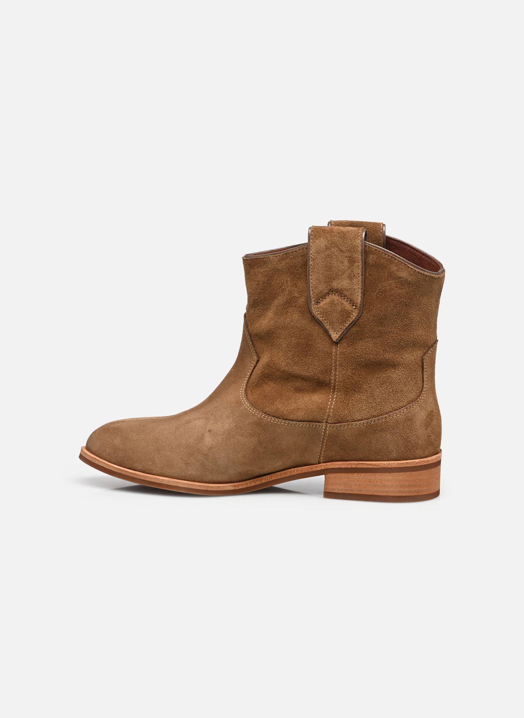 Bottines et boots Monja femme marron Anonymous Copenhagen Bottines et boots Monja femme marron CALF SUEDE CINNAMON
