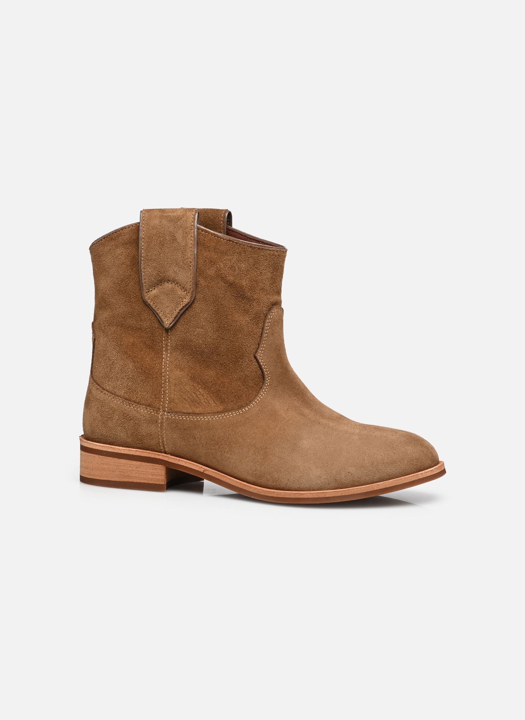 Bottines et boots Monja femme marron Anonymous Copenhagen Bottines et boots Monja femme marron CALF SUEDE CINNAMON