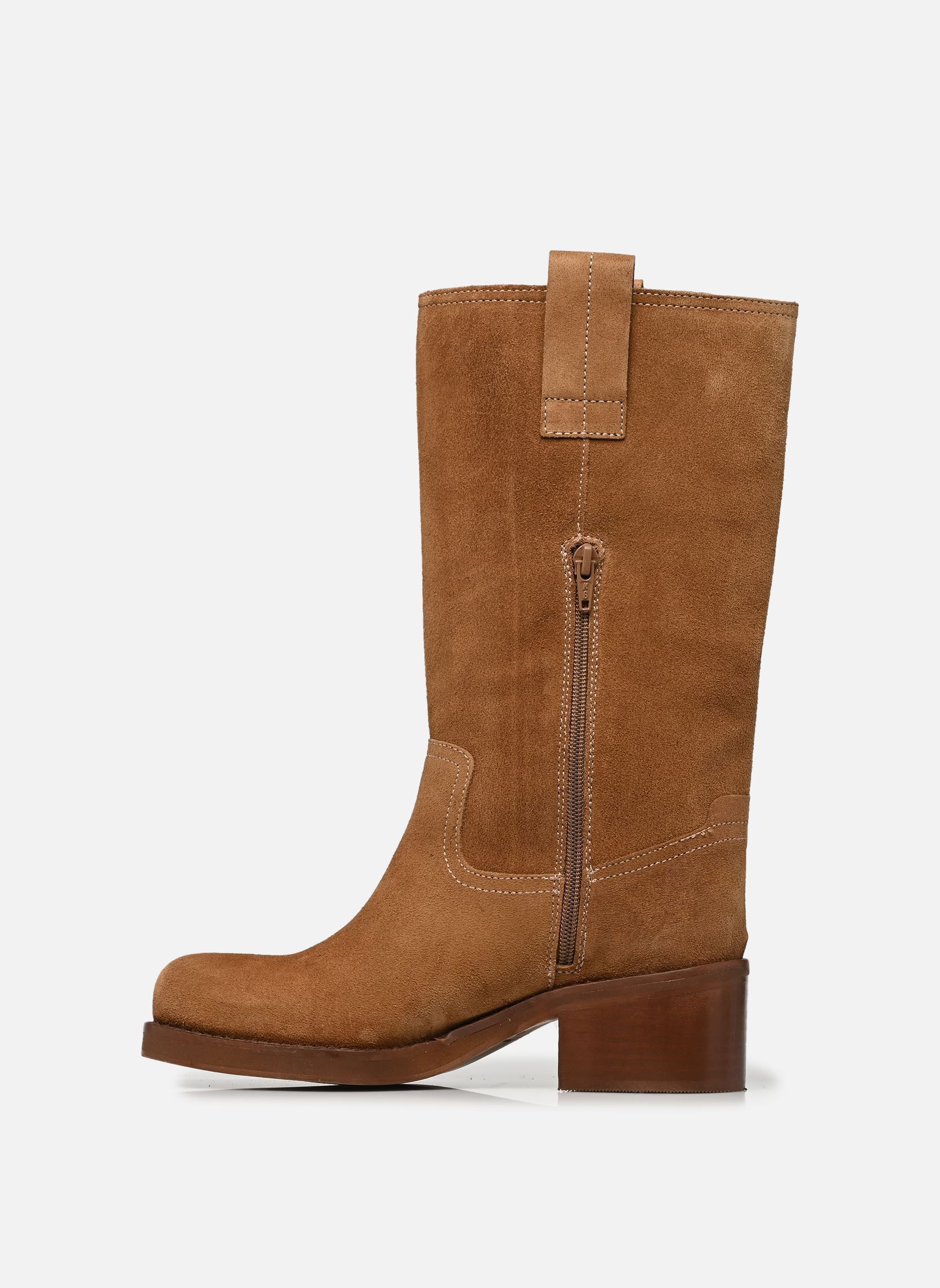 Bottes BICHETTE femme marron Jonak Bottes BICHETTE femme marron TABAC