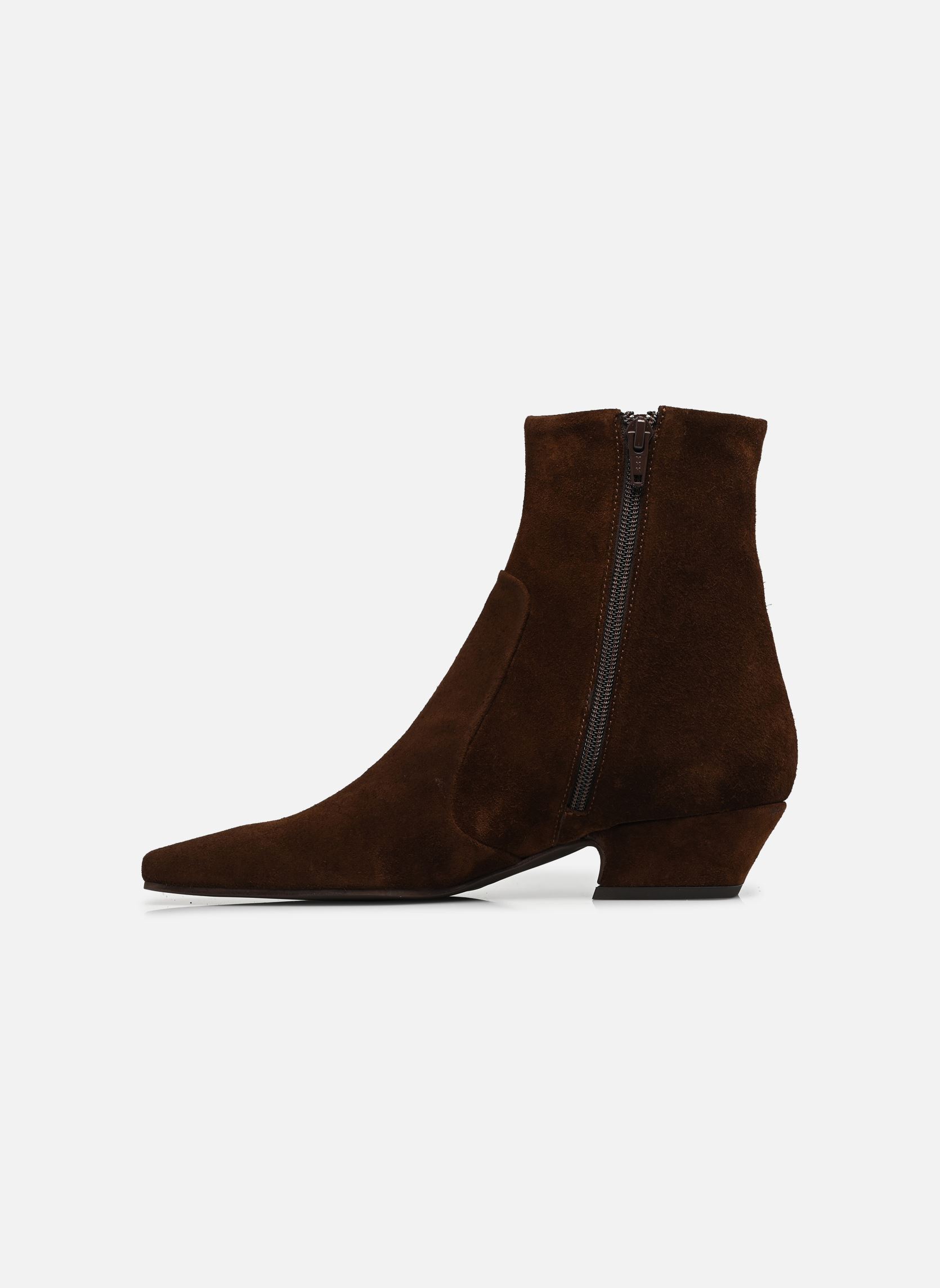 Enkellaarzen en boots DOMAINE dames bruin Jonak Enkellaarzen en boots DOMAINE dames bruin MARRON