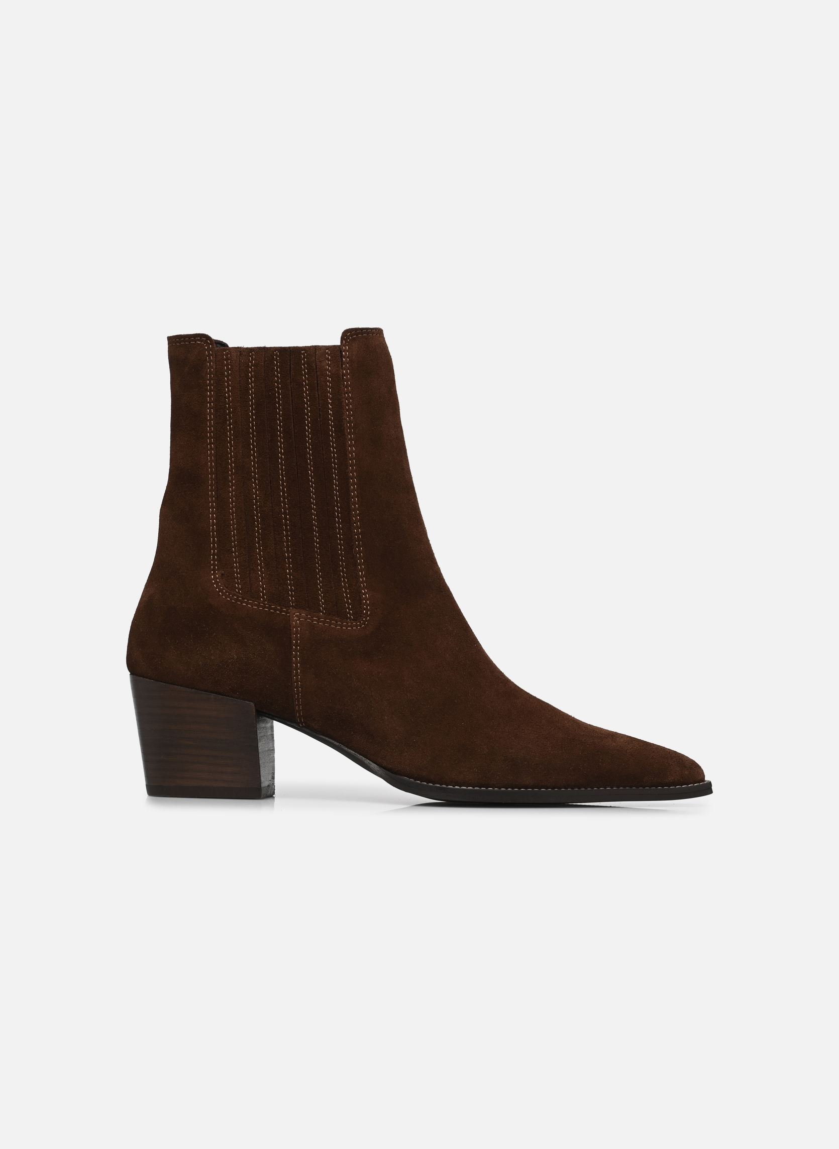 Enkellaarzen en boots PRADO dames bruin Jonak Enkellaarzen en boots PRADO dames bruin MARRON