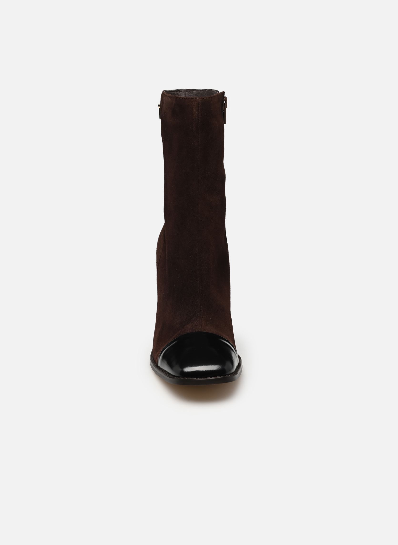 Bottines et boots VARIANTE femme marron Jonak Bottines et boots VARIANTE femme marron NOIR/MARRON