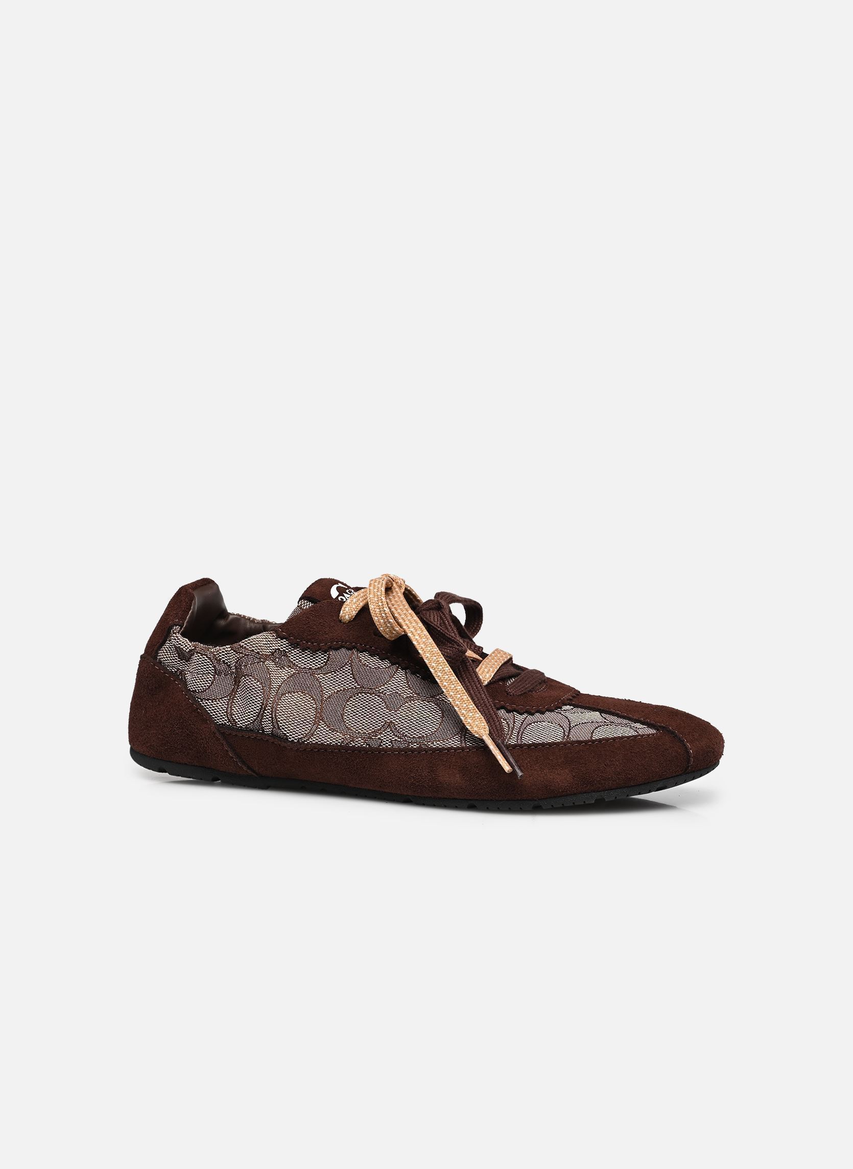 Sneakers COACH SOFT SNEAKER WITH SIGNATURE JACQUA dames bruin Coach Sneakers COACH SOFT SNEAKER WITH SIGNATURE JACQUA dames bruin MAPLE/OAK