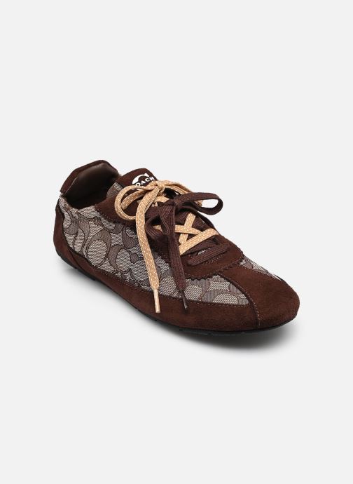 Coach Sneaker COACH SOFT SNEAKER WITH SIGNATURE JACQUA damen braun