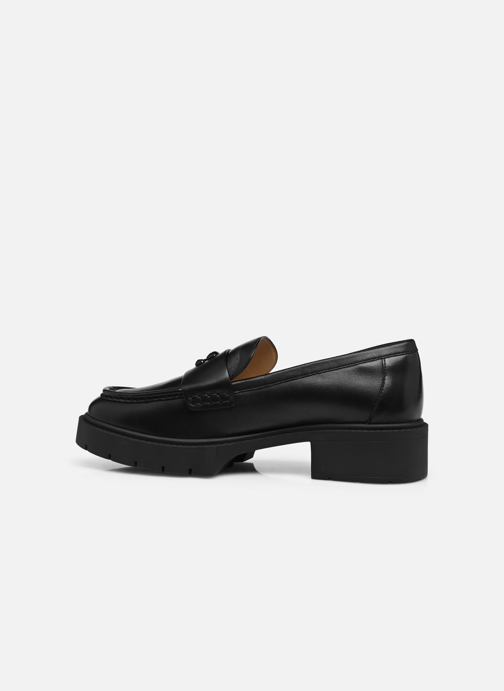 Stadsschoenen LEAH LEATHER LOAFER dames zwart Coach Stadsschoenen LEAH LEATHER LOAFER dames zwart BLACK