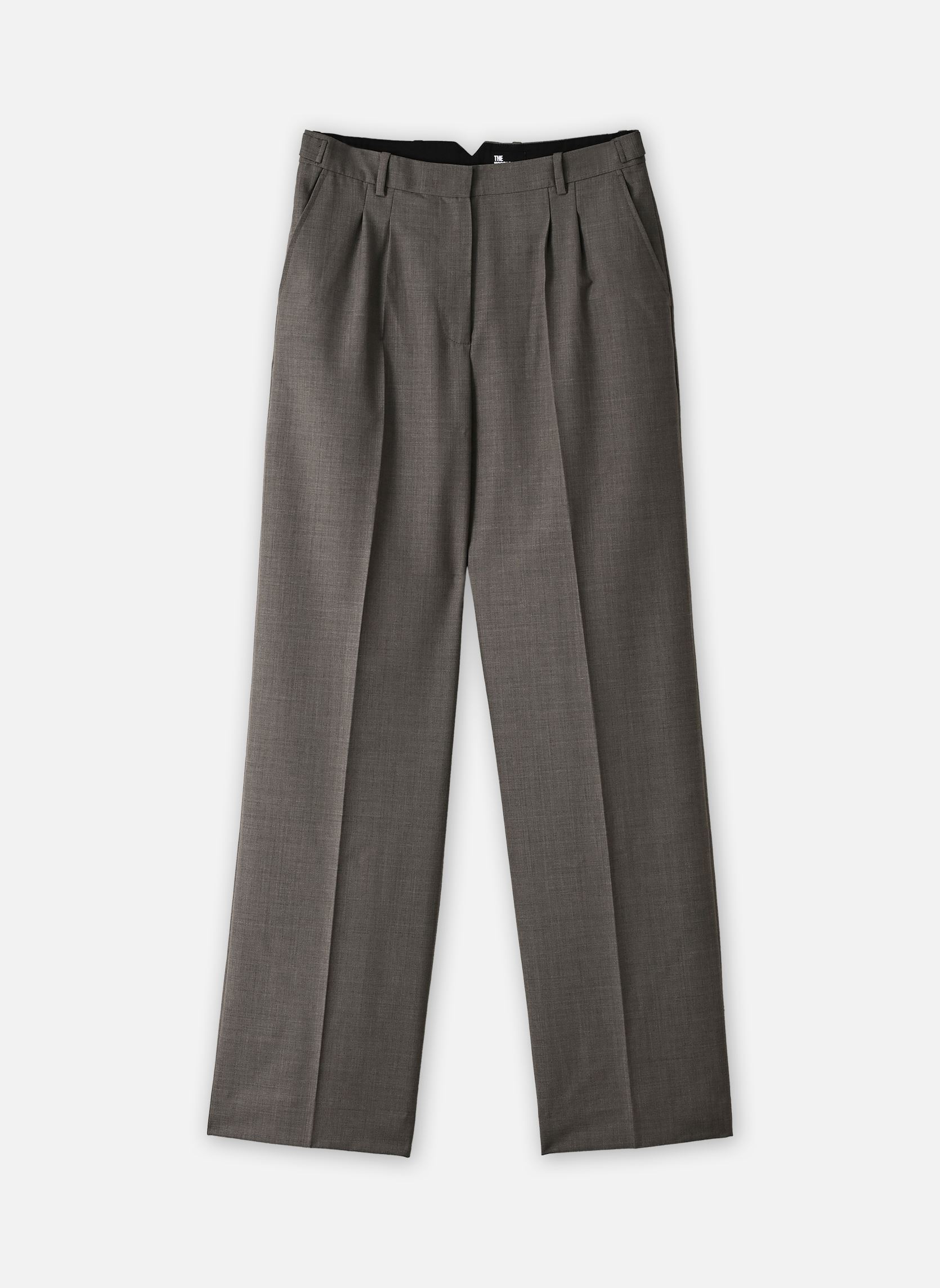 Broeken FPAN33072K dames grijs The Kooples Broeken FPAN33072K dames grijs BEI01