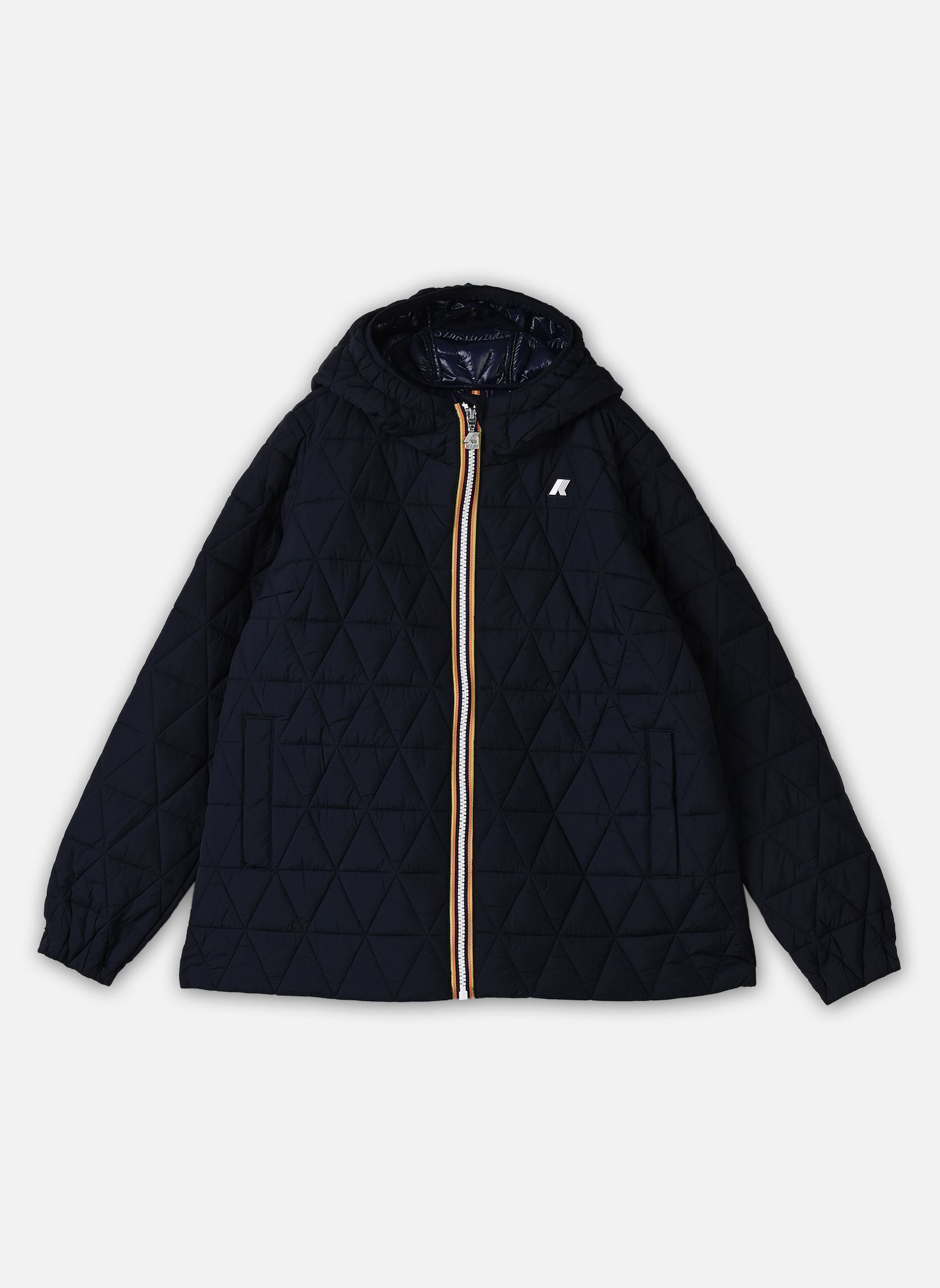 Gewatteerde jassen P. Madlaine Diamond Quilted Warm meisjes marine K-Way Gewatteerde jassen P. Madlaine Diamond Quilted Warm meisjes marine BLUE DEPTH