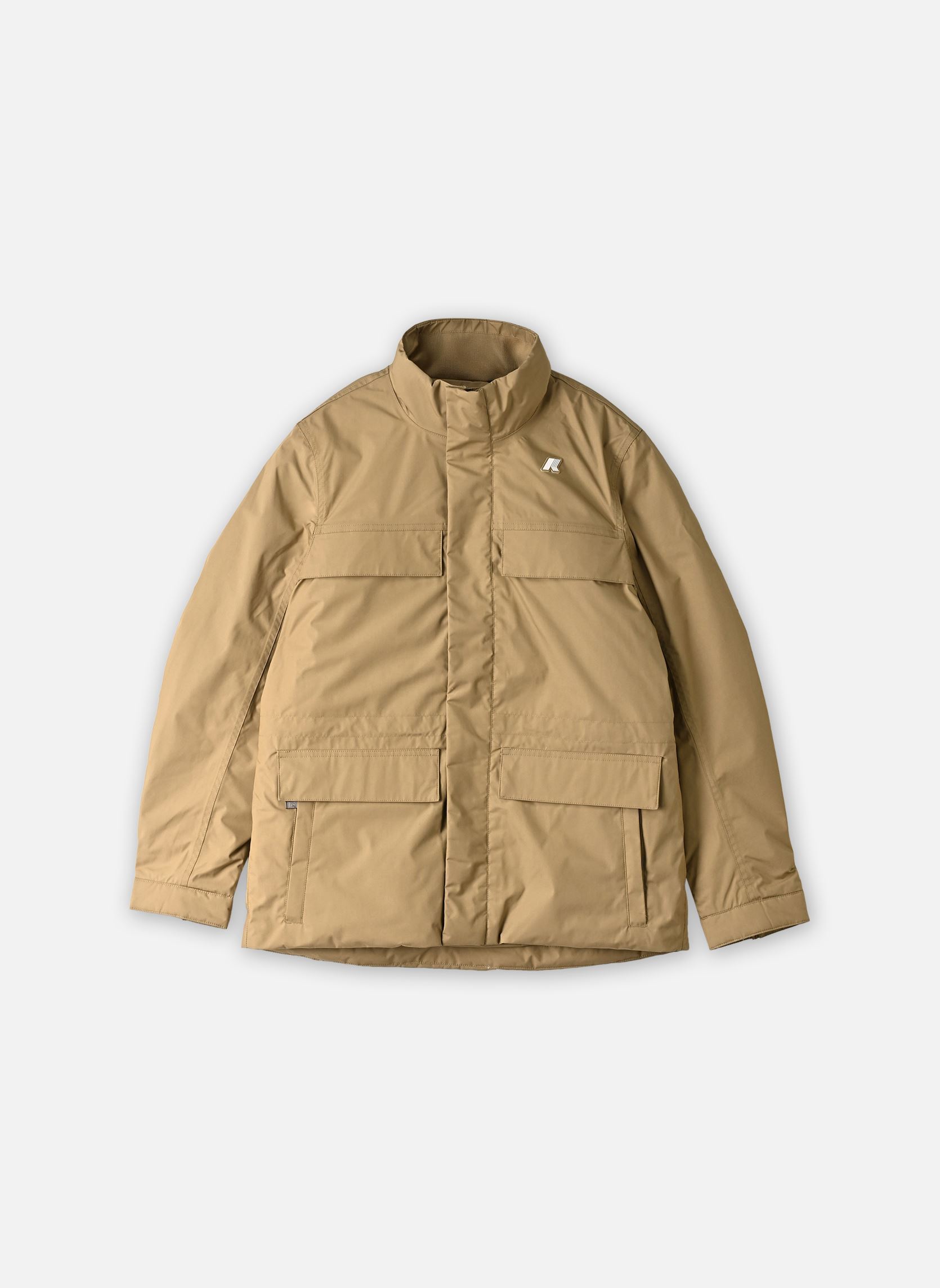 Vestes et manteaux Manuene Warm Micro Canvas homme beige K-Way Vestes et manteaux Manuene Warm Micro Canvas homme beige BEIGE KHAKI