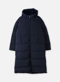 Gewatteerde jassen Dina Shiny Nylon Fur dames marine