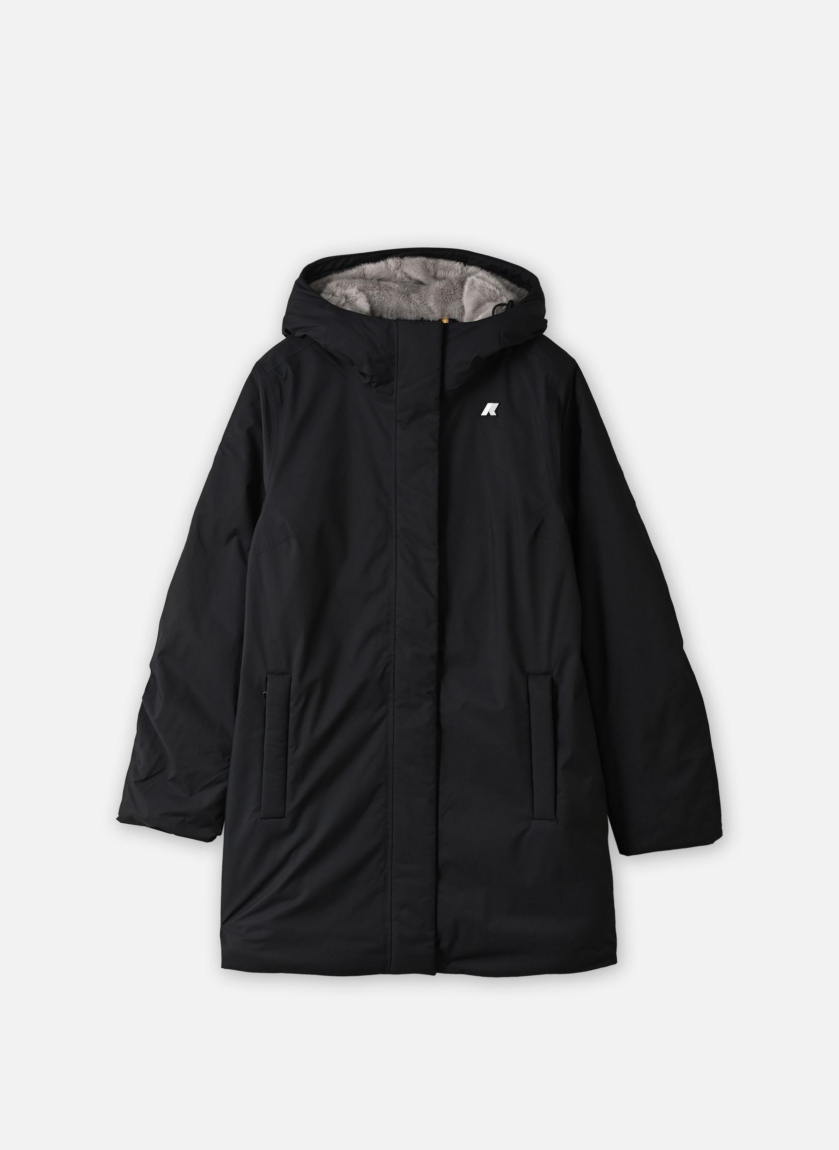Vestes Sophie Twill Soft Beaver femme marine K-Way Vestes Sophie Twill Soft Beaver femme marine BLACK PURE - GREY WARM
