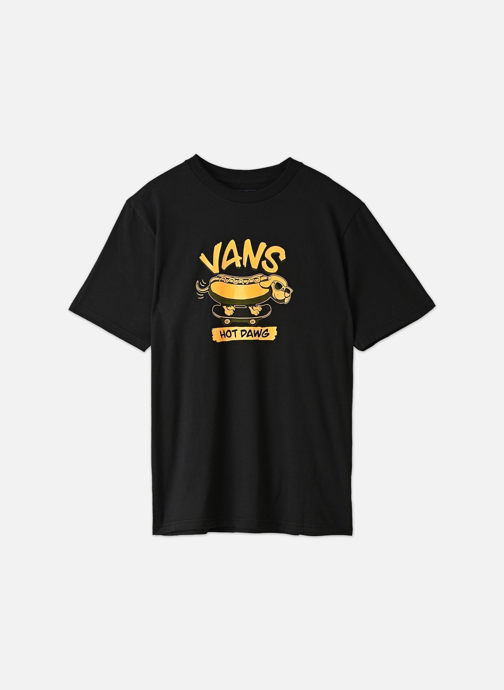 Tee-shirts Hot Dawg SS Tee garçon noir Vans Tee-shirts Hot Dawg SS Tee garçon noir BLACK