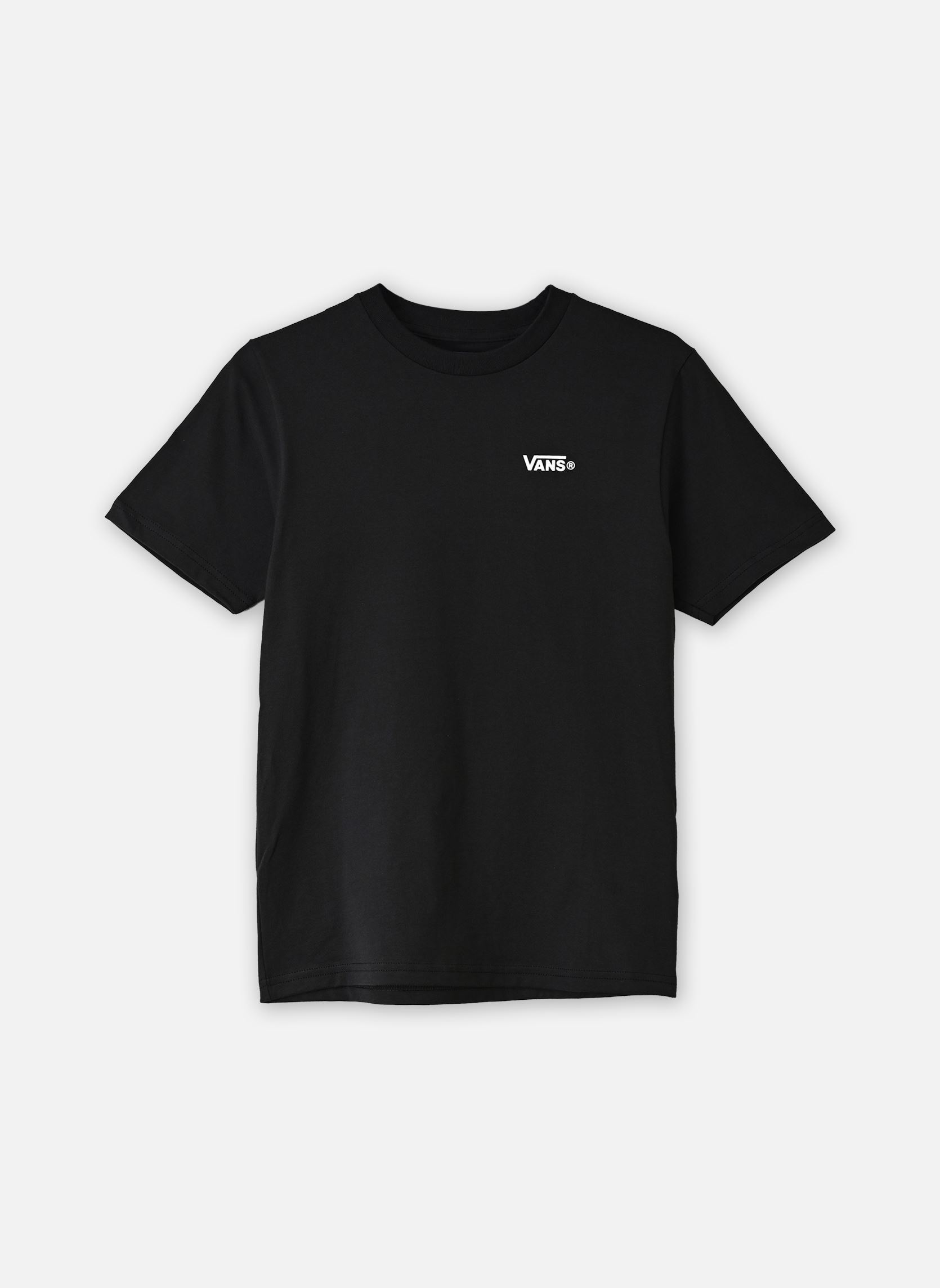 Tee-shirts Left Chest SS Tee garçon noir Vans Tee-shirts Left Chest SS Tee garçon noir BLACK