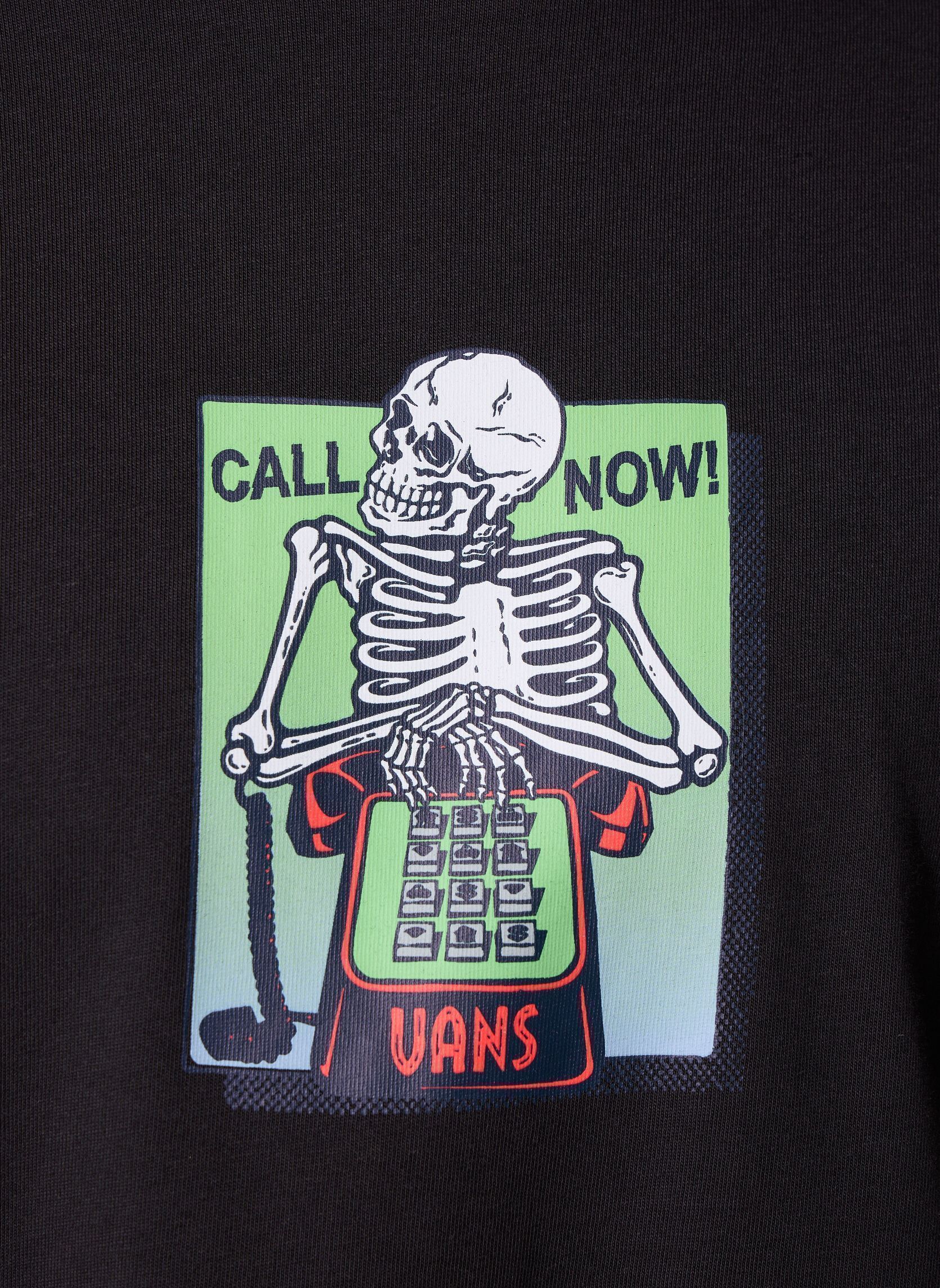 T-shirts Call Now SS Tee heren zwart Vans T-shirts Call Now SS Tee heren zwart BLACK