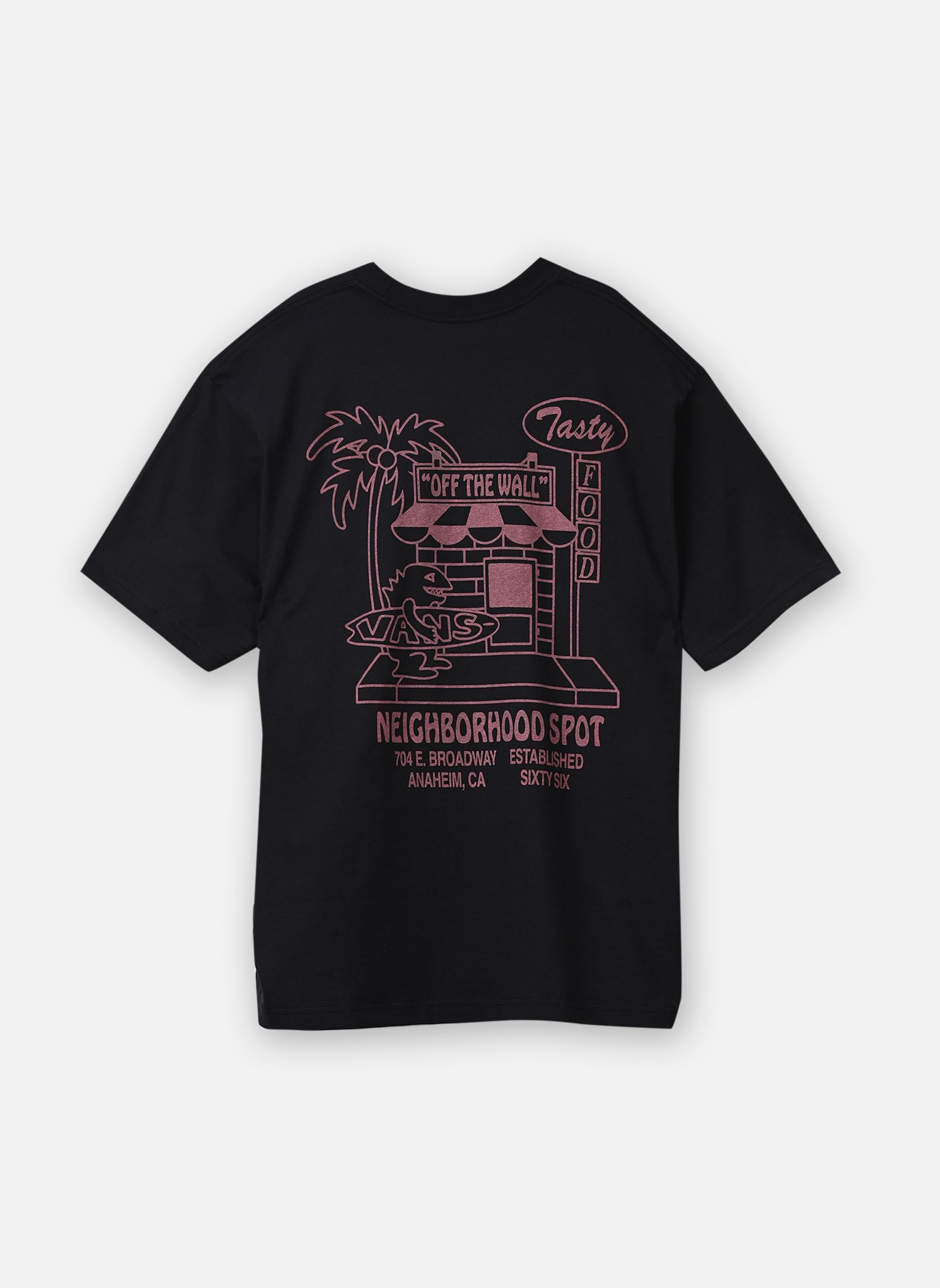 T-Shirts Food Spot SS Tee herren schwarz Vans T-Shirts Food Spot SS Tee herren schwarz BLACK