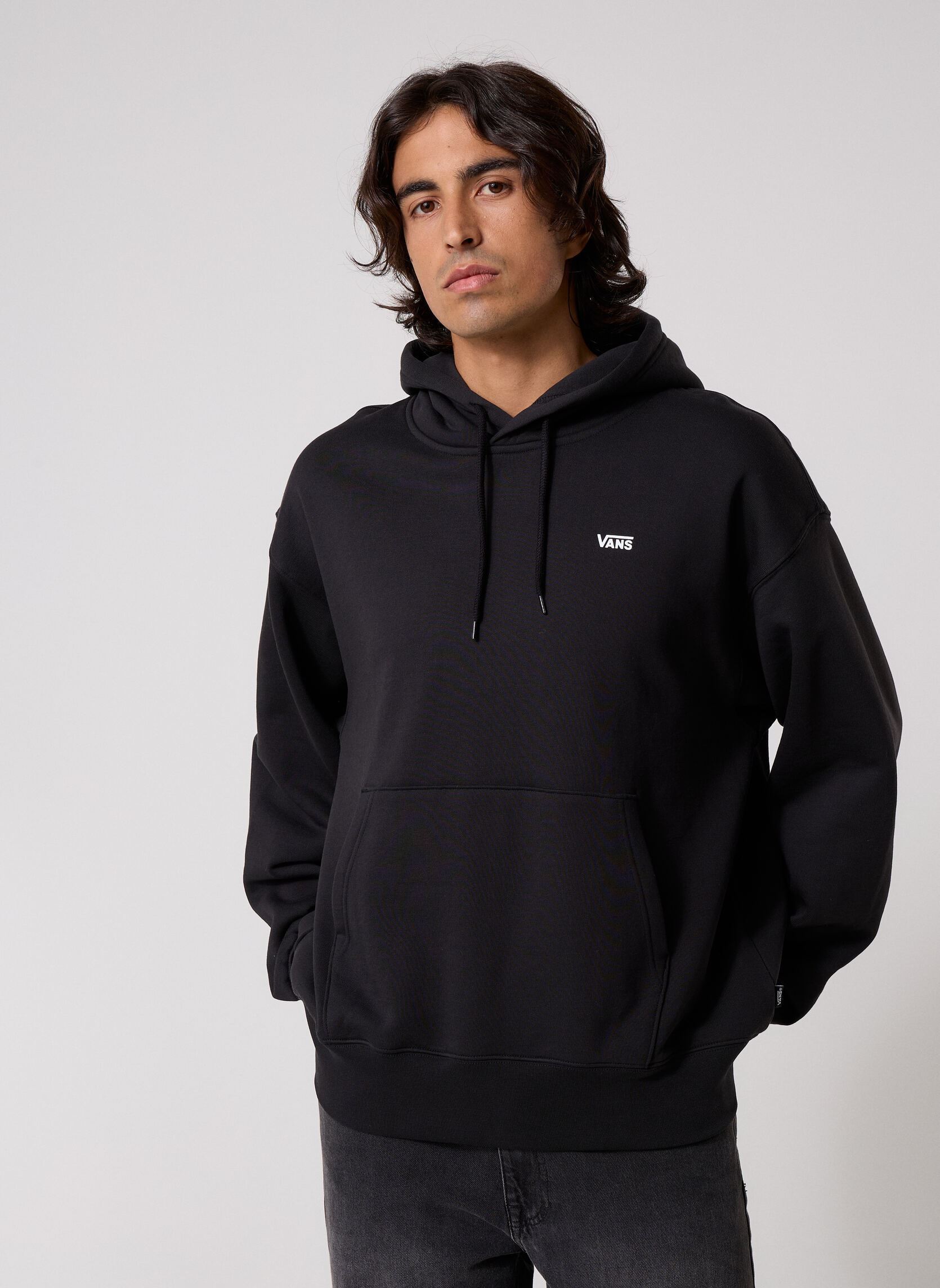 Sweats à capuche Left Chest Pullover homme noir Vans Sweats à capuche Left Chest Pullover homme noir BLACK