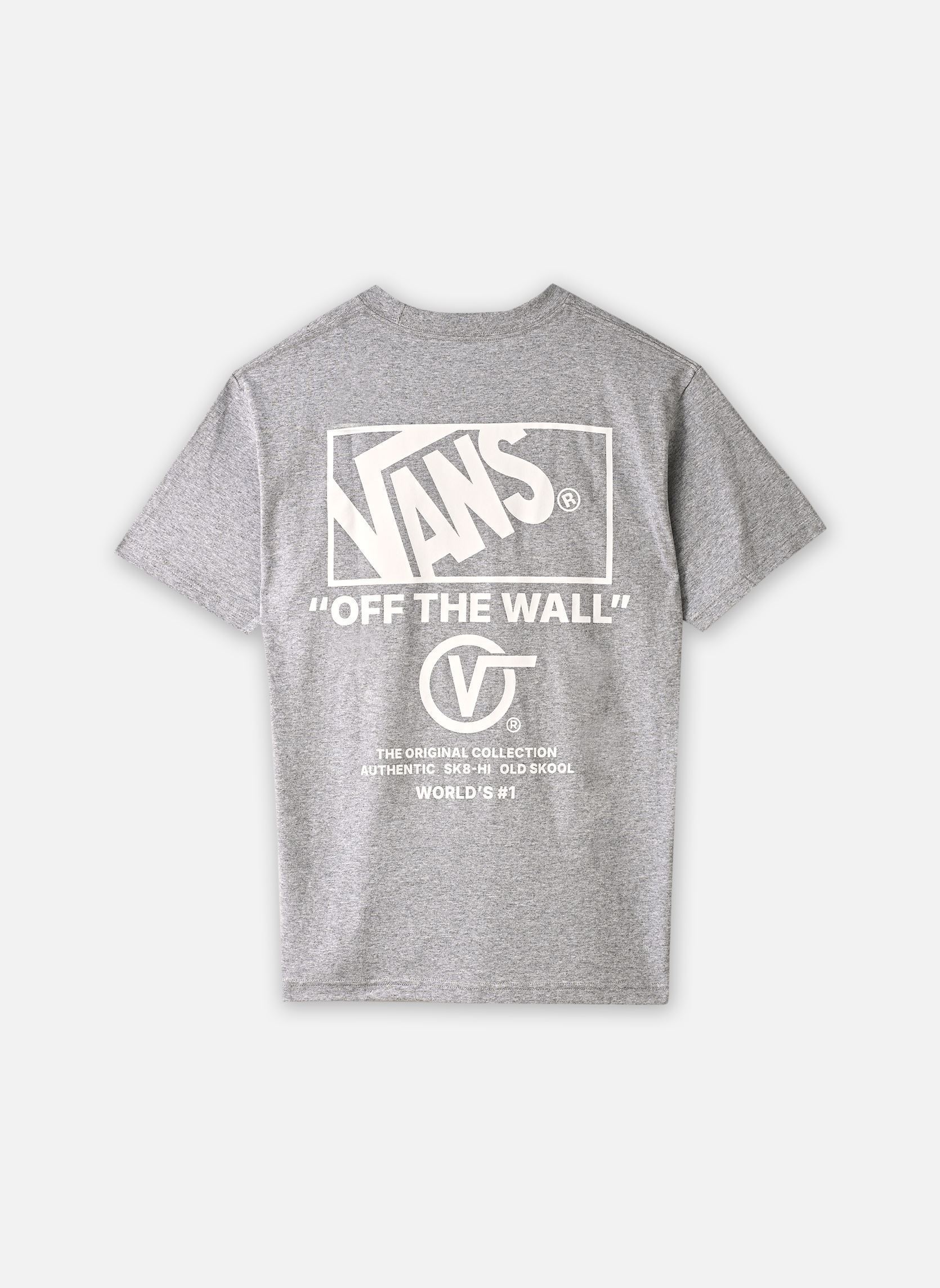 Tee-shirts Stacked Hi SS Tee homme gris Vans Tee-shirts Stacked Hi SS Tee homme gris ATHLETIC HEATHER