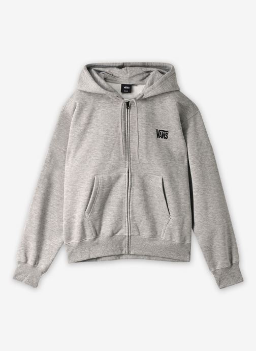Vans Sweats Stretch Logo Full Zip homme gris