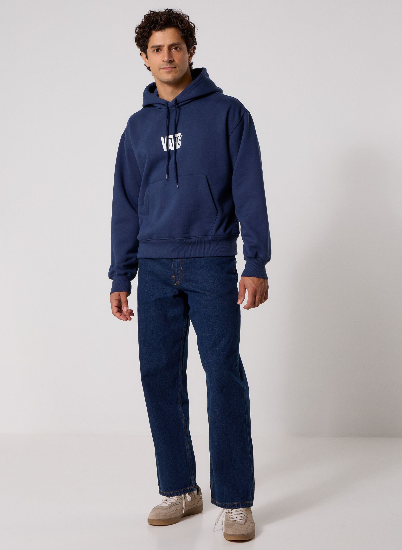 Sweatshirts Stretch Logo Pullover heren blauw Vans Sweatshirts Stretch Logo Pullover heren blauw DRESS BLUES