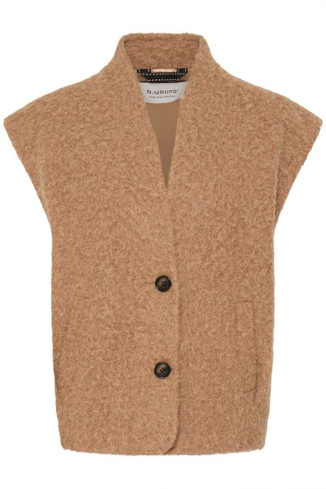 B-Young Jacken und Mäntel Byabanna Waistcoat damen beige