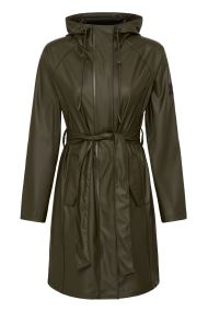 Jacken Byavan Belt Coat damen khaki