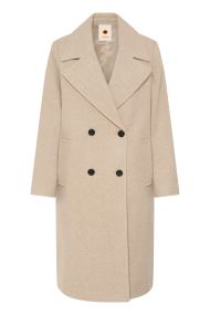 Mäntel Bybanbara Pea Coat damen beige