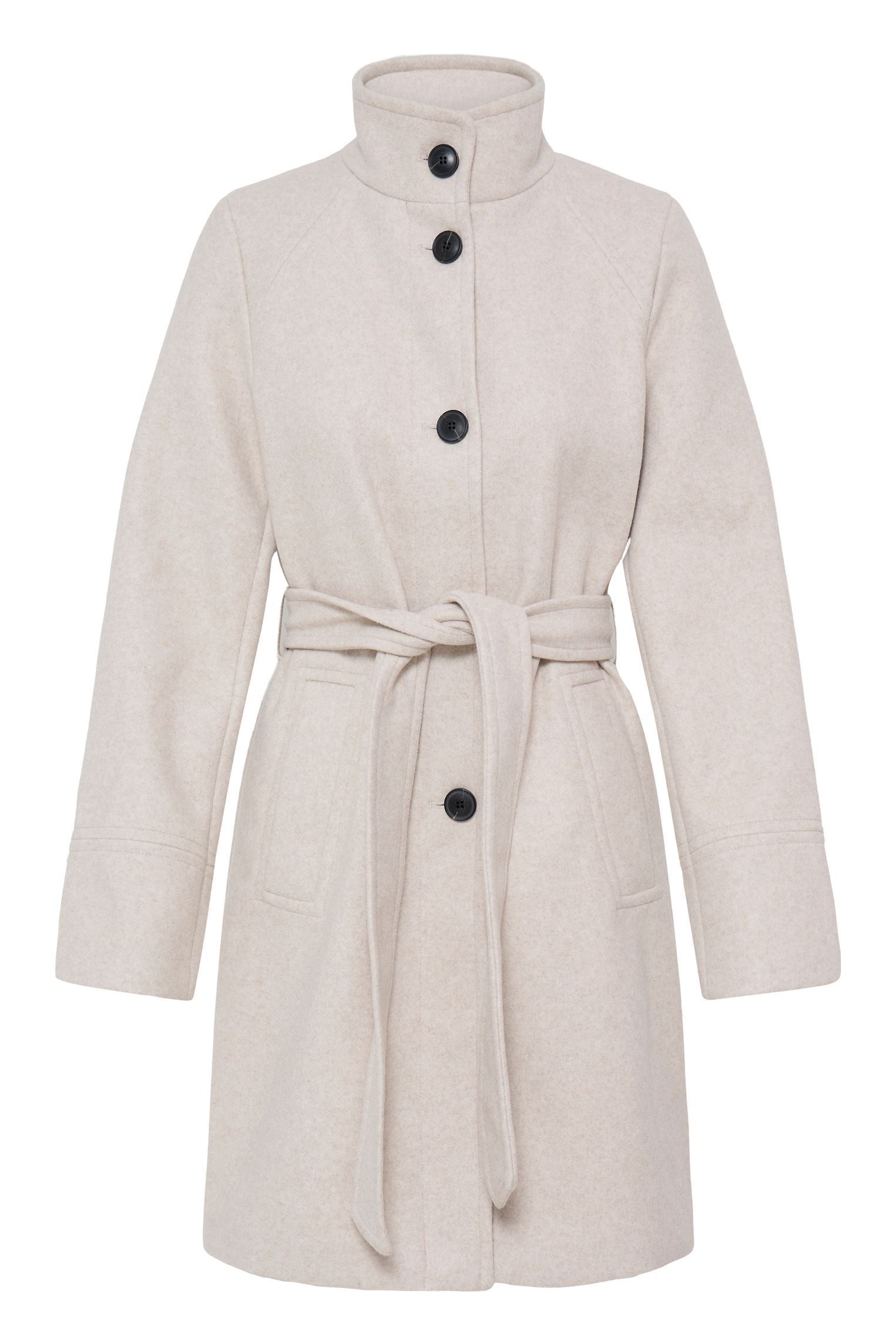 Manteaux Bycalia Mel Cl Coat femme beige B-Young Manteaux Bycalia Mel Cl Coat femme beige BIRCH MELANGE