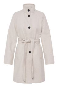Manteaux Bycalia Mel Cl Coat femme beige B-Young Manteaux Bycalia Mel Cl Coat femme beige BIRCH MELANGE