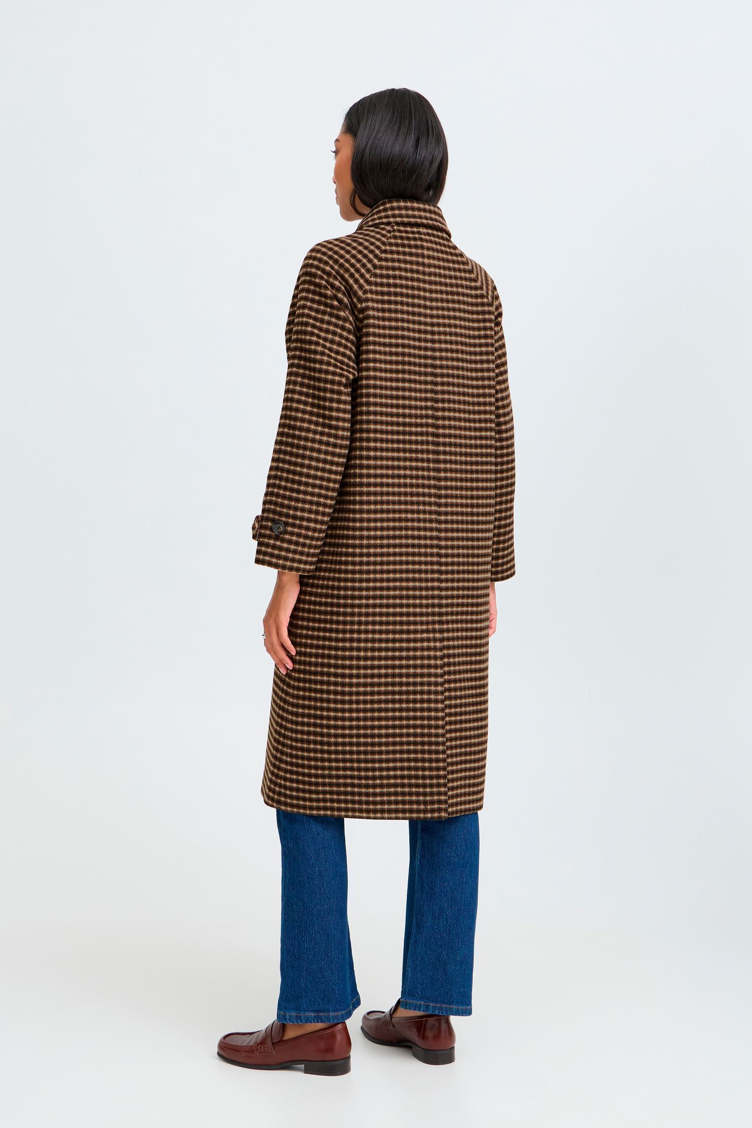 Mäntel Bycamio Coat damen braun B-Young Mäntel Bycamio Coat damen braun OLIVE NIGHT CHECK