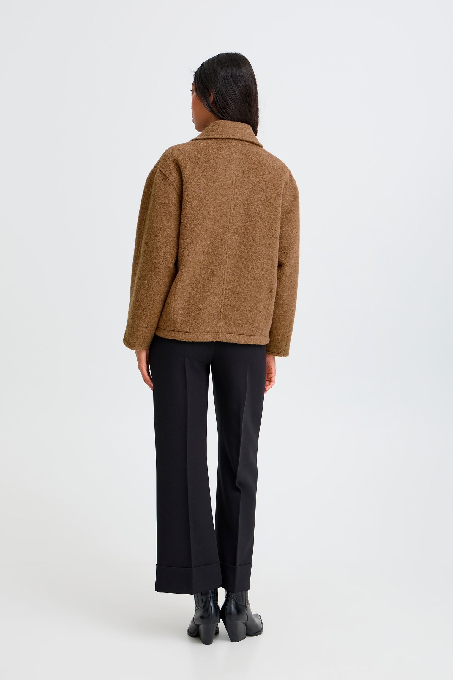 Vestes et manteaux Bycitrio Jacket femme marron B-Young Vestes et manteaux Bycitrio Jacket femme marron SEPIA MELANGE