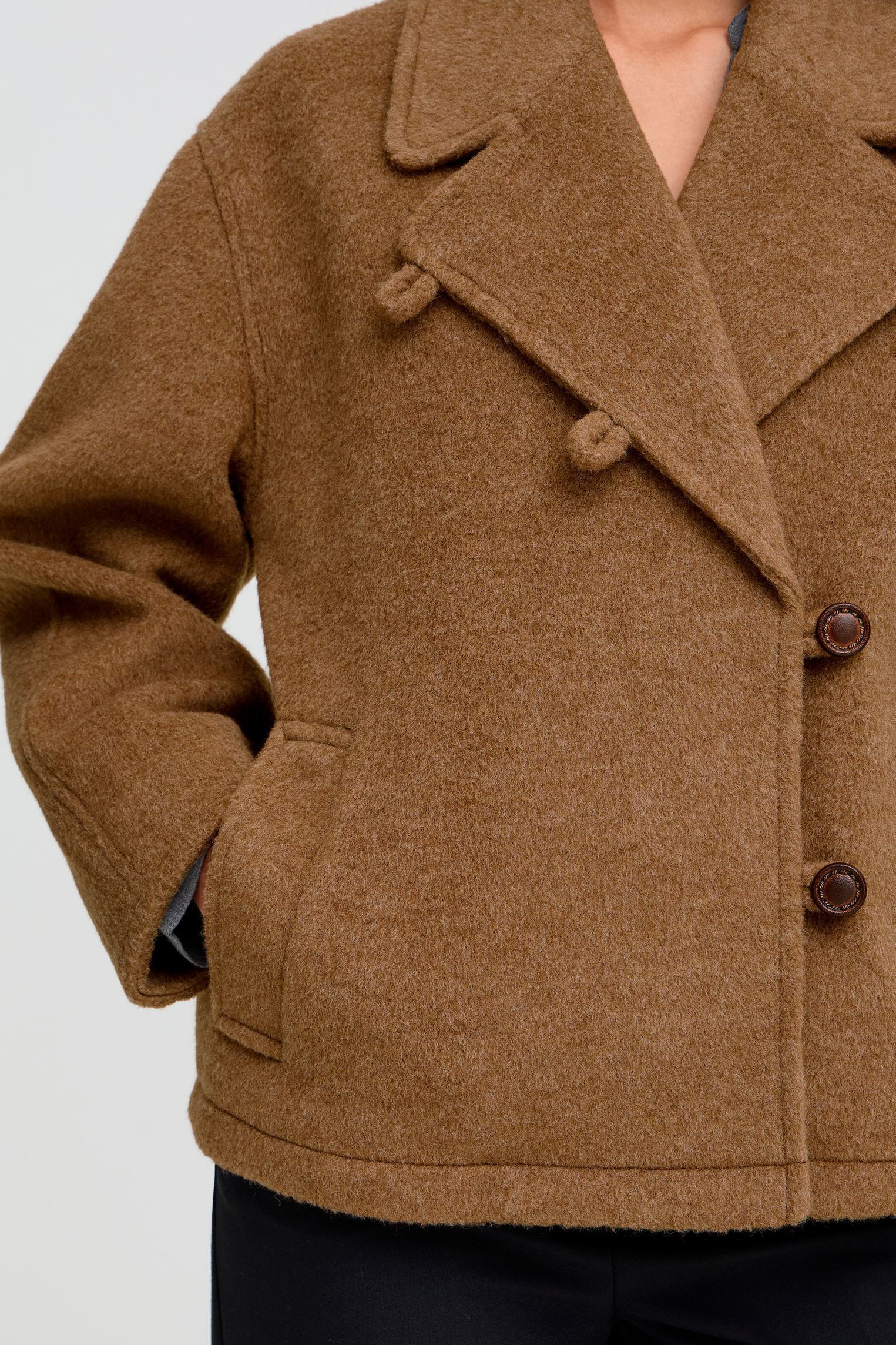 Vestes et manteaux Bycitrio Jacket femme marron B-Young Vestes et manteaux Bycitrio Jacket femme marron SEPIA MELANGE