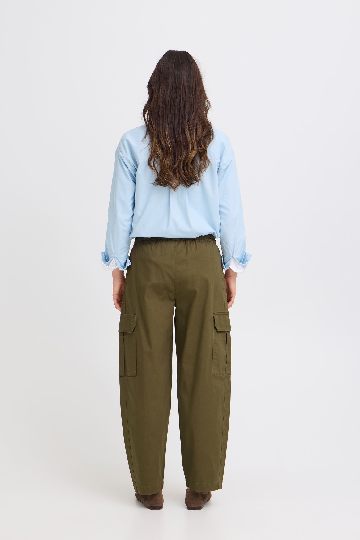 Pantalons Bydafoil Cargo Pants femme kaki B-Young Pantalons Bydafoil Cargo Pants femme kaki BEECH