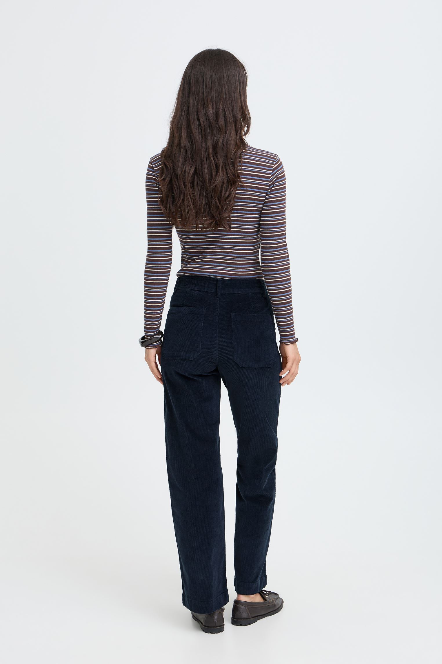 Hosen Bydasik Pocket Pants damen marineblau B-Young Hosen Bydasik Pocket Pants damen marineblau DARK SAPPHIRE