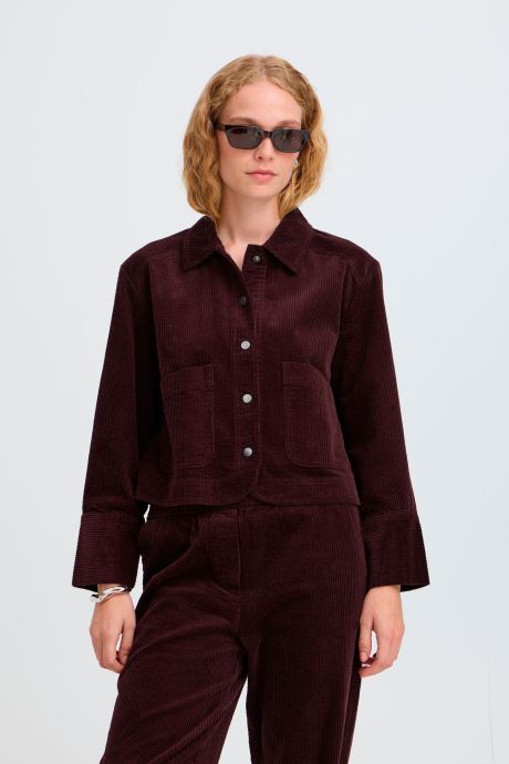 B-Young Hemden Bydixian Shirt 2 dames paars