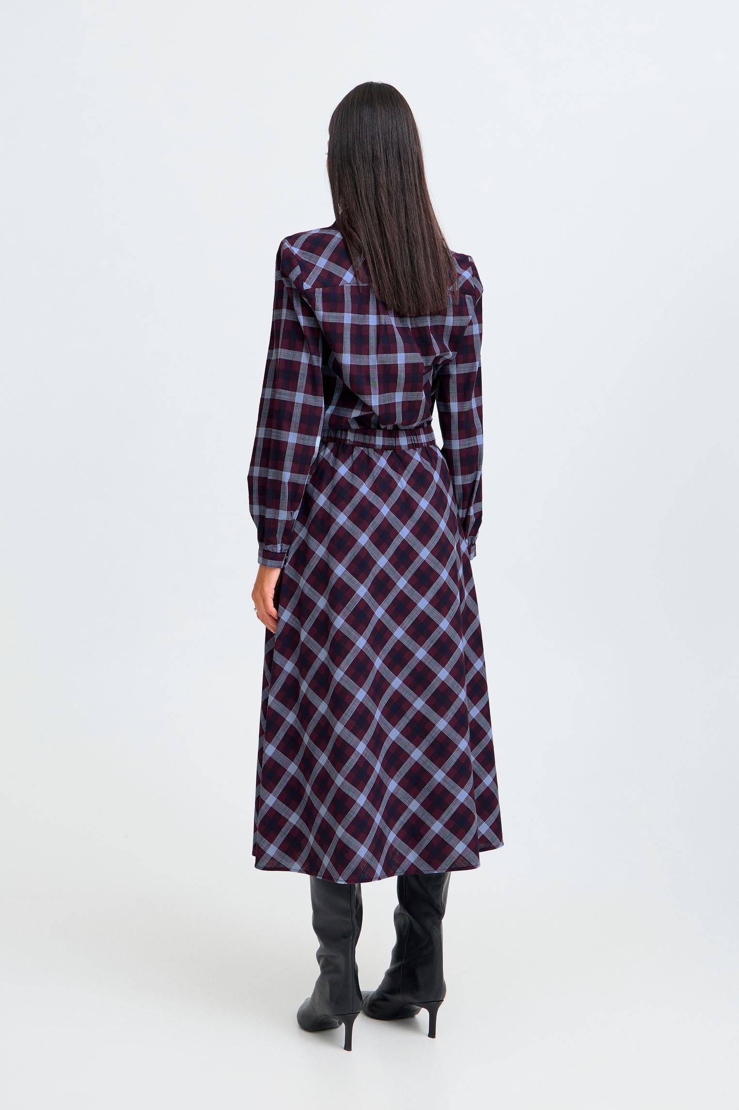 Röcke Byflanny Skirt damen blau B-Young Röcke Byflanny Skirt damen blau FIG CHECK