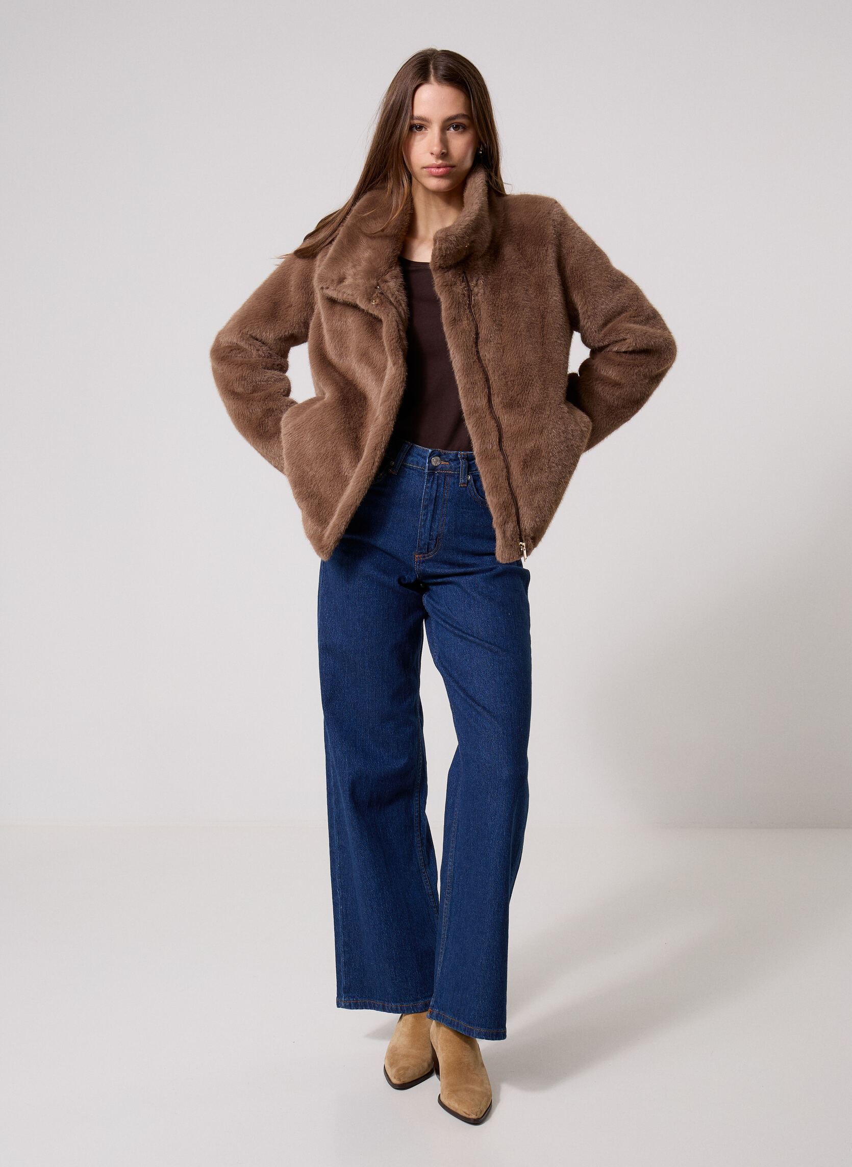 Jeans Bykajane Wide Jeans femme bleu B-Young Jeans Bykajane Wide Jeans femme bleu DARK BLUE DENIM