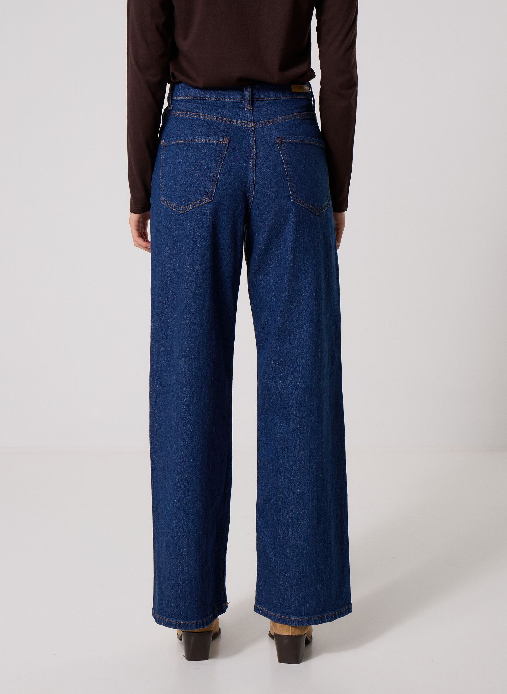 Jeans Bykajane Wide Jeans femme bleu B-Young Jeans Bykajane Wide Jeans femme bleu DARK BLUE DENIM