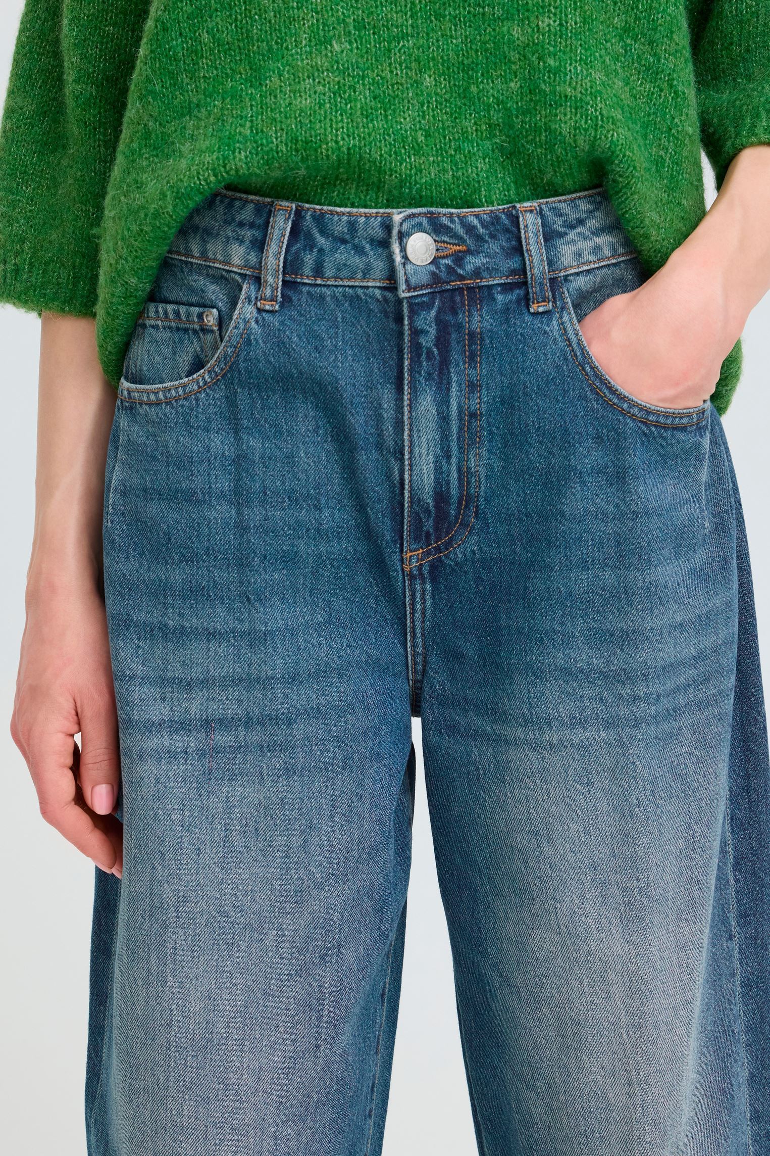 Jeans Bykalluna Jeans femme bleu B-Young Jeans Bykalluna Jeans femme bleu MID BLUE DENIM