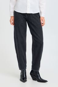 Jeans Bykizion Barrel Jeans damen marineblau
