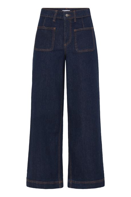 B-Young Jeans Bykomma Wide Jeans 2 femme marine