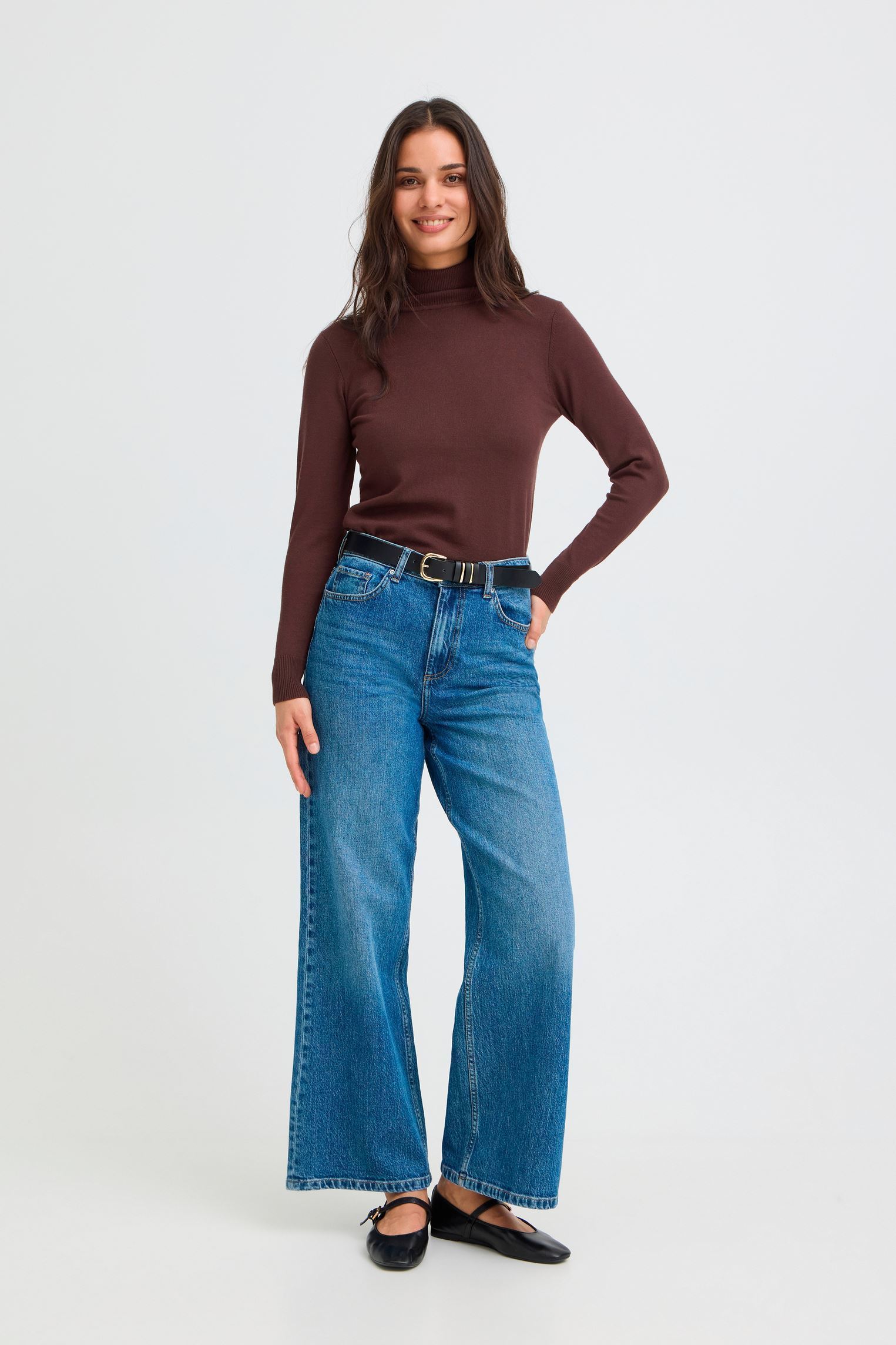 Truien Bymmorla Rollneck dames bruin B-Young Truien Bymmorla Rollneck dames bruin JAVA