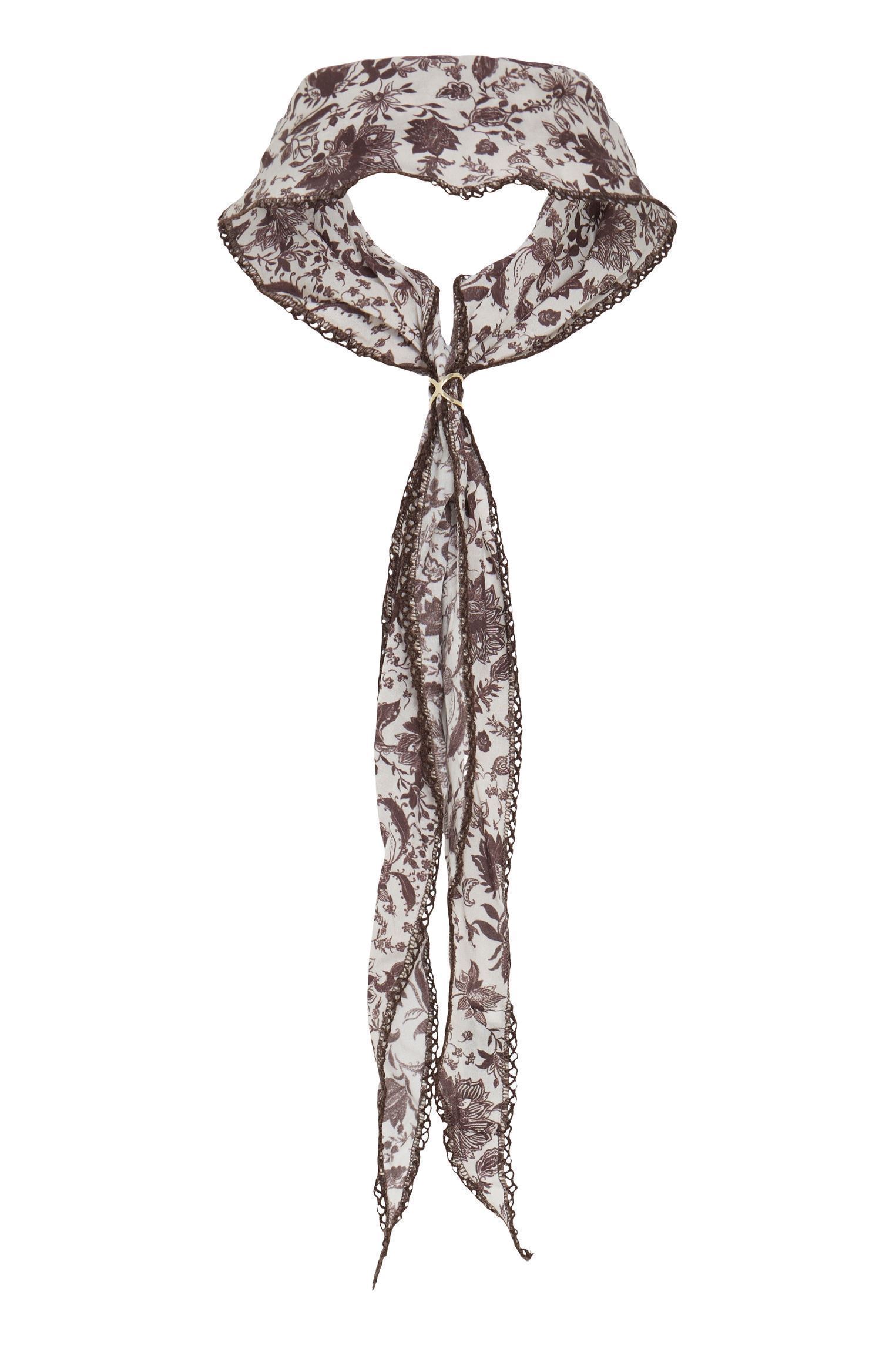 Echarpes et foulards Byvenera Scarf W. Bead femme marron B-Young Echarpes et foulards Byvenera Scarf W. Bead femme marron JAVA KALAMKARI FLOWERS